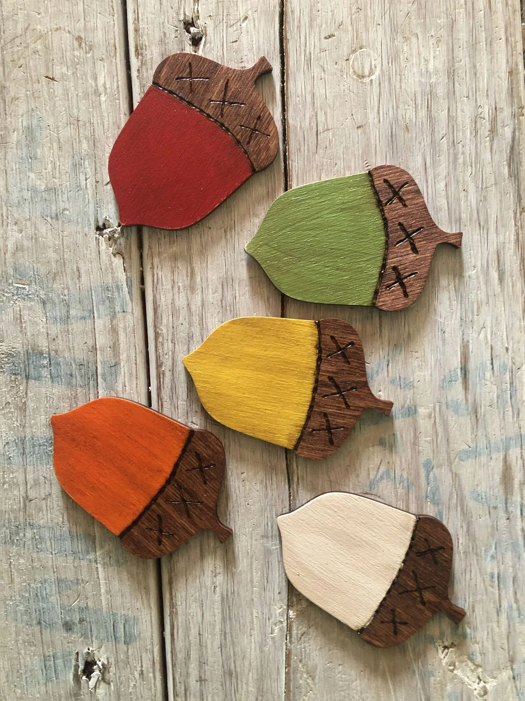Unfinished Wood Acorn Shape | DIY Fall Forest Craft Cutout | Up to 36" - Image 4