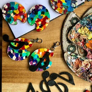 Unfinished Wood Artist Paint Palette Shape - Craft - up to 46" DIY - Image 5