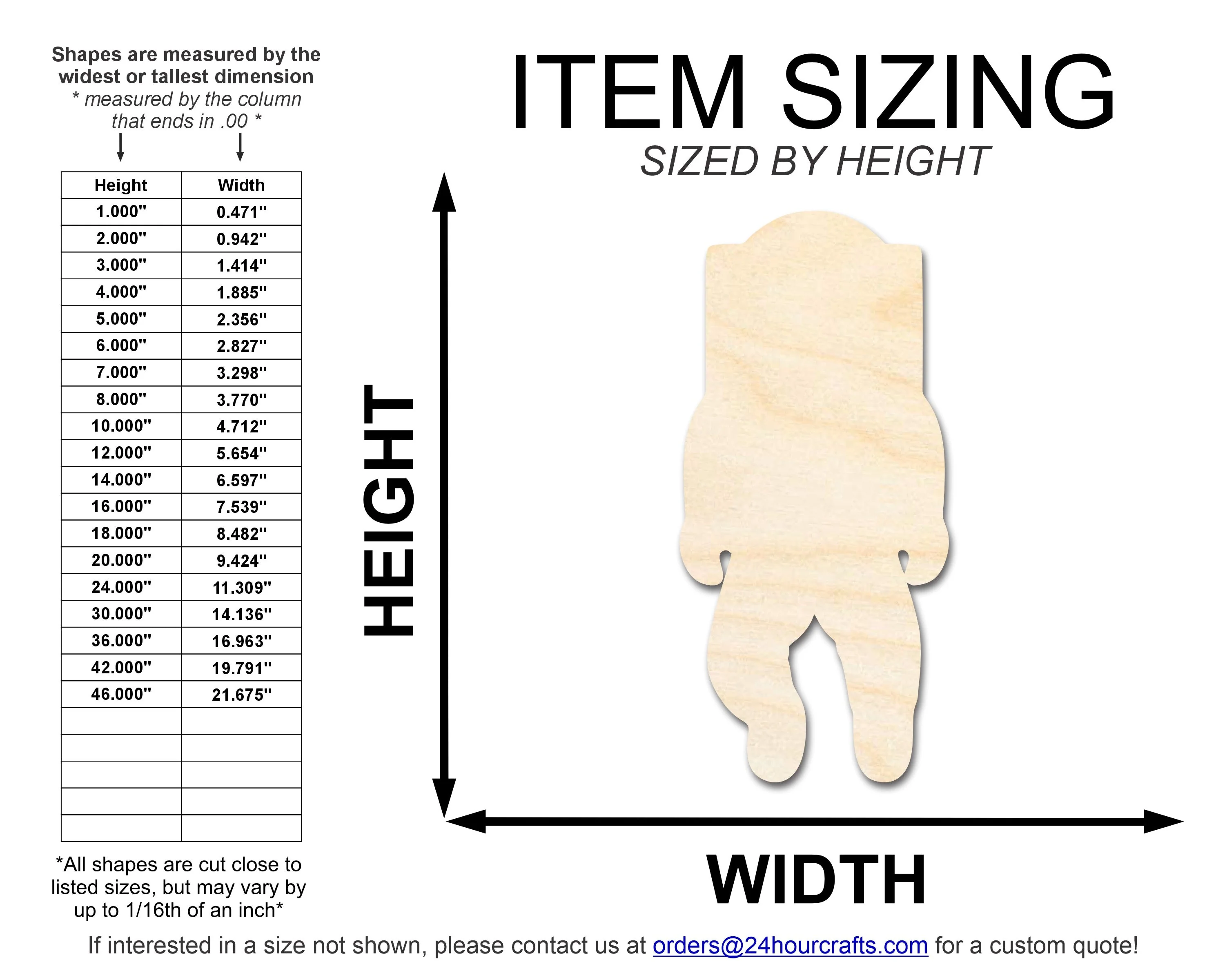 Unfinished Wood Astronaut Shape | DIY Craft Cutout | up to 46" DIY - Image 2