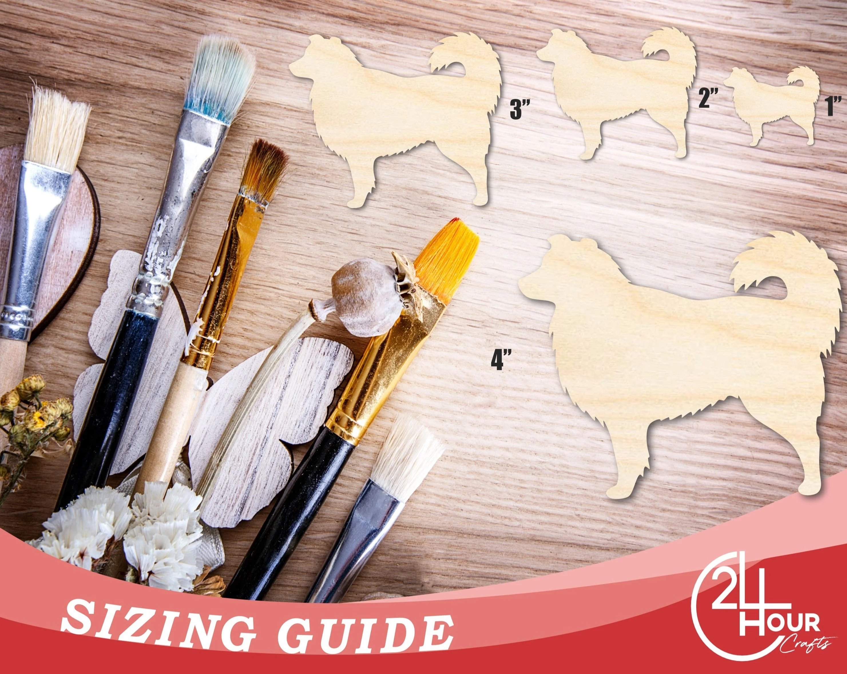 Unfinished Wood Australian Shepherd Shape | DIY Dog Craft Cutout | Up to 36" - Image 3