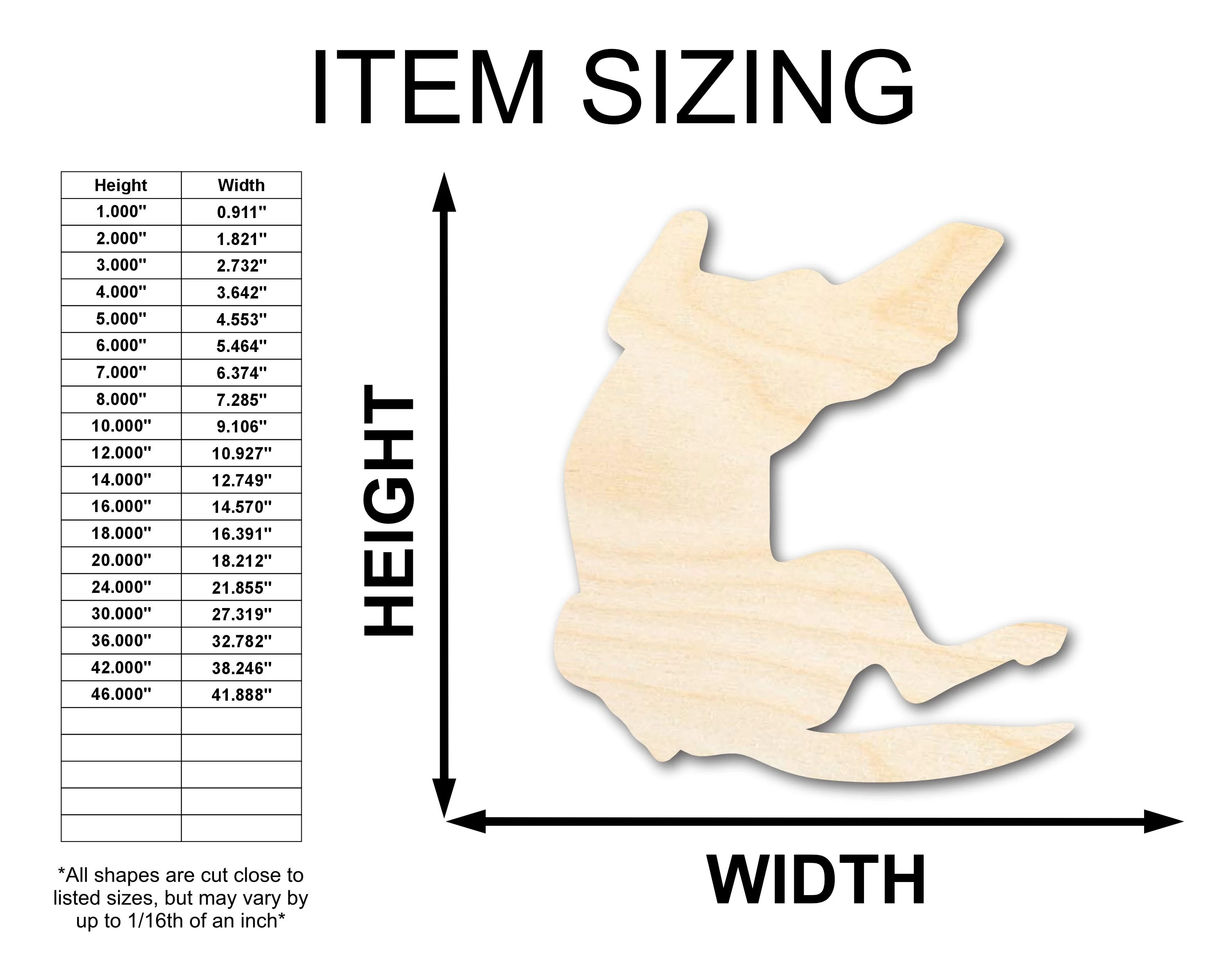 Unfinished Wood Belly Rubs Dog Silhouette | DIY Dog Craft Cutout | up to 46" DIY - Image 2