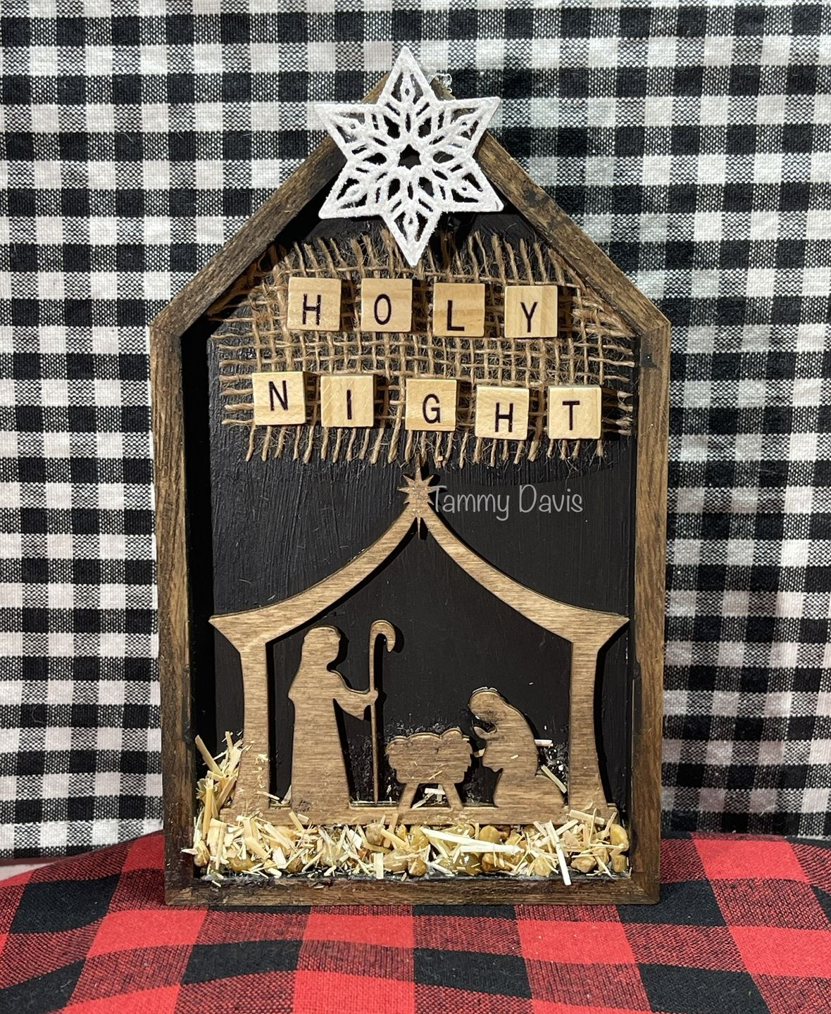 Unfinished Wood Bethlehem Nativity Shape - Christmas - Craft - up to 46" DIY - Image 8