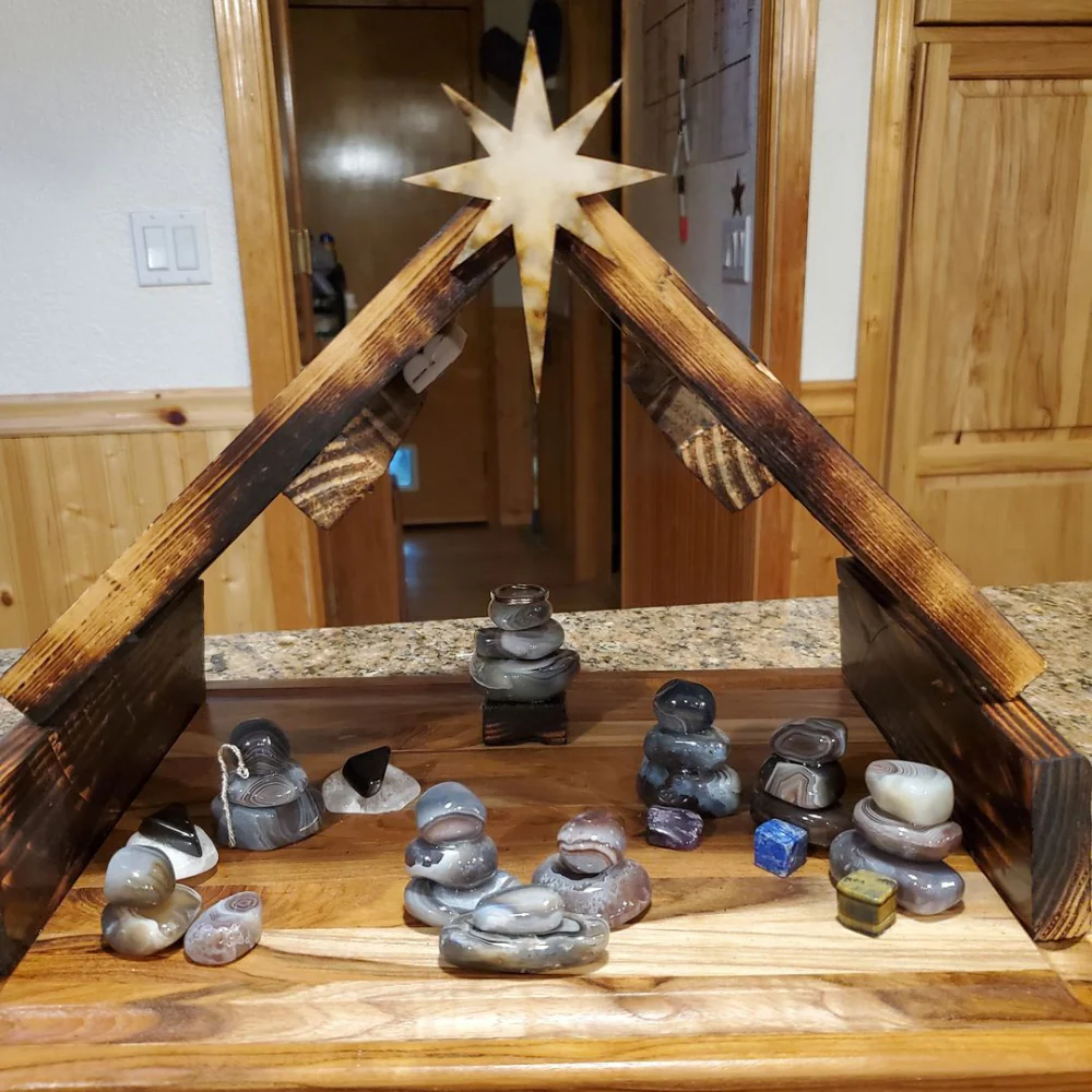 Unfinished Wood Bethlehem Star Shape | DIY Christmas Craft Cutout | Up to 36" - Image 5