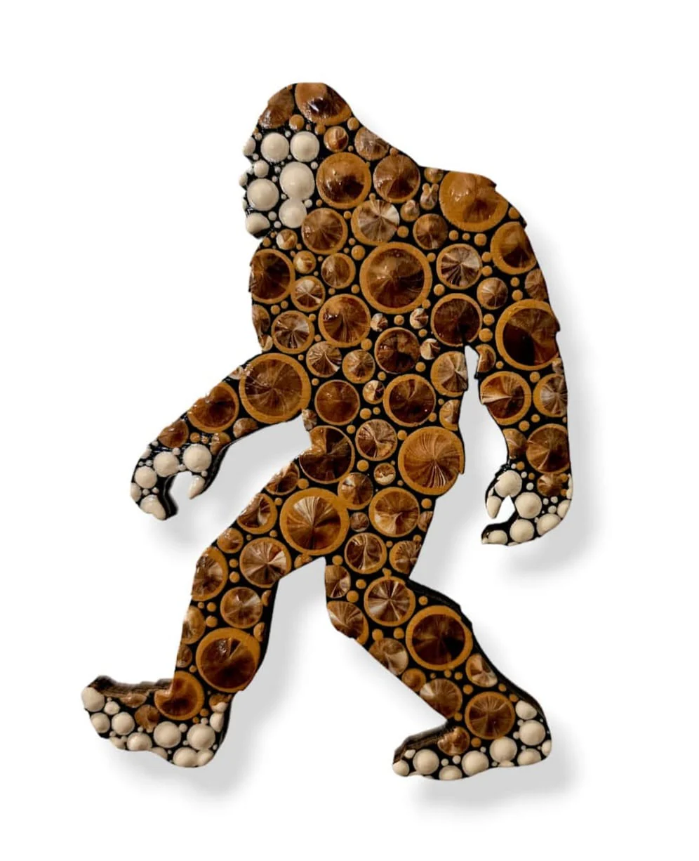Unfinished Wood Bigfoot Sasquatch Silhouette - Craft- up to 46" DIY - Image 4