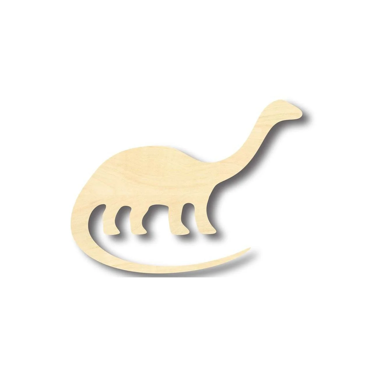 Unfinished Wood Brontosaurus Shape - Dinosaur - Craft - up to 46" DIY