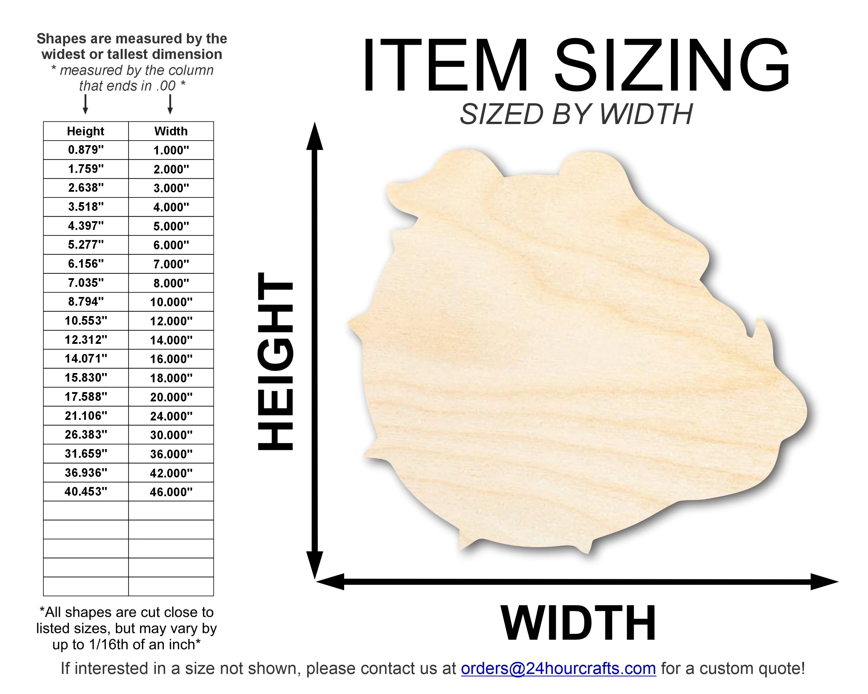 Unfinished Wood Bulldog Mascot Shape | DIY Craft Cutout | up to 46" DIY - Image 2
