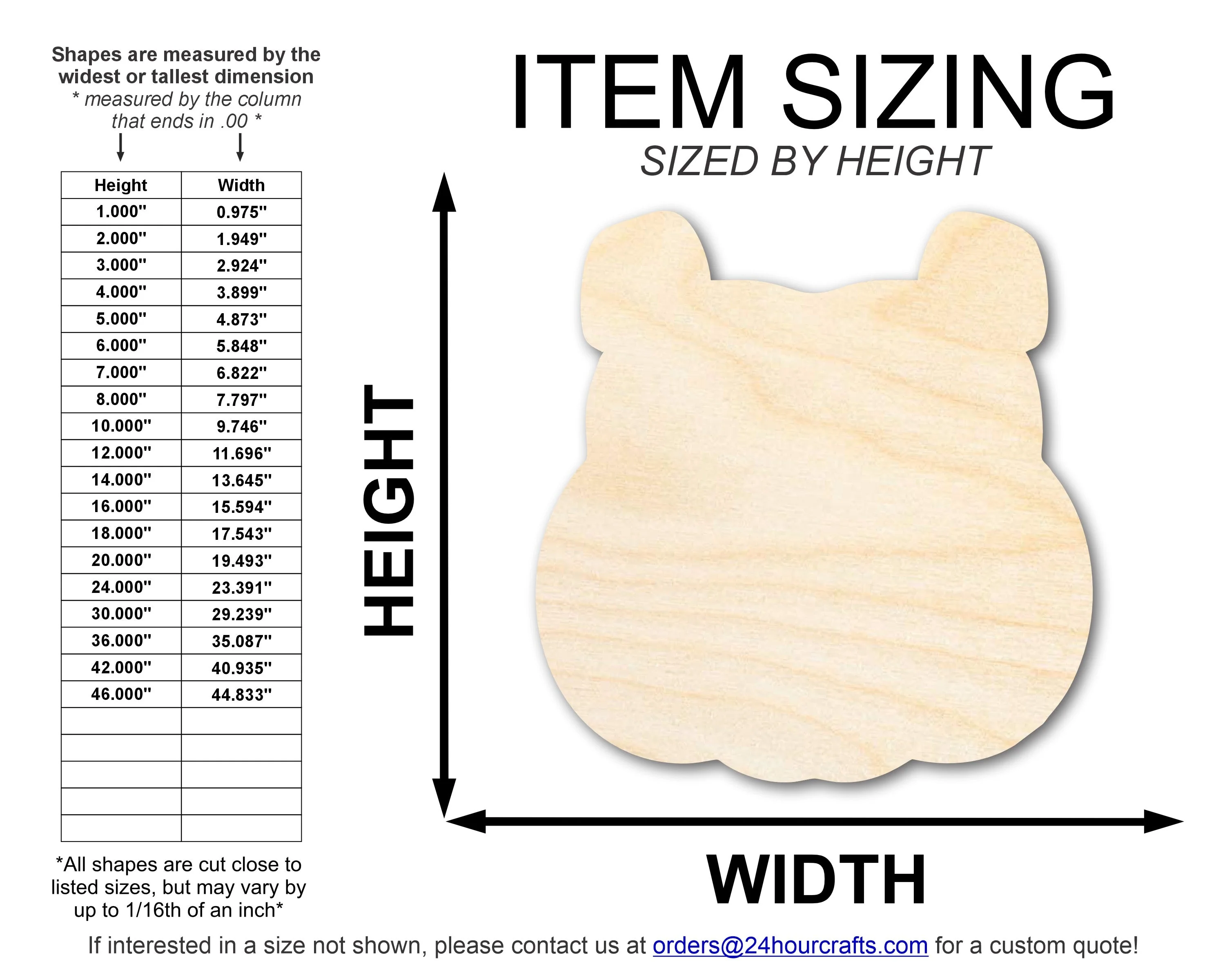 Unfinished Wood Bulldog Mascot Shape | DIY Craft Cutout | up to 46" DIY - Image 2