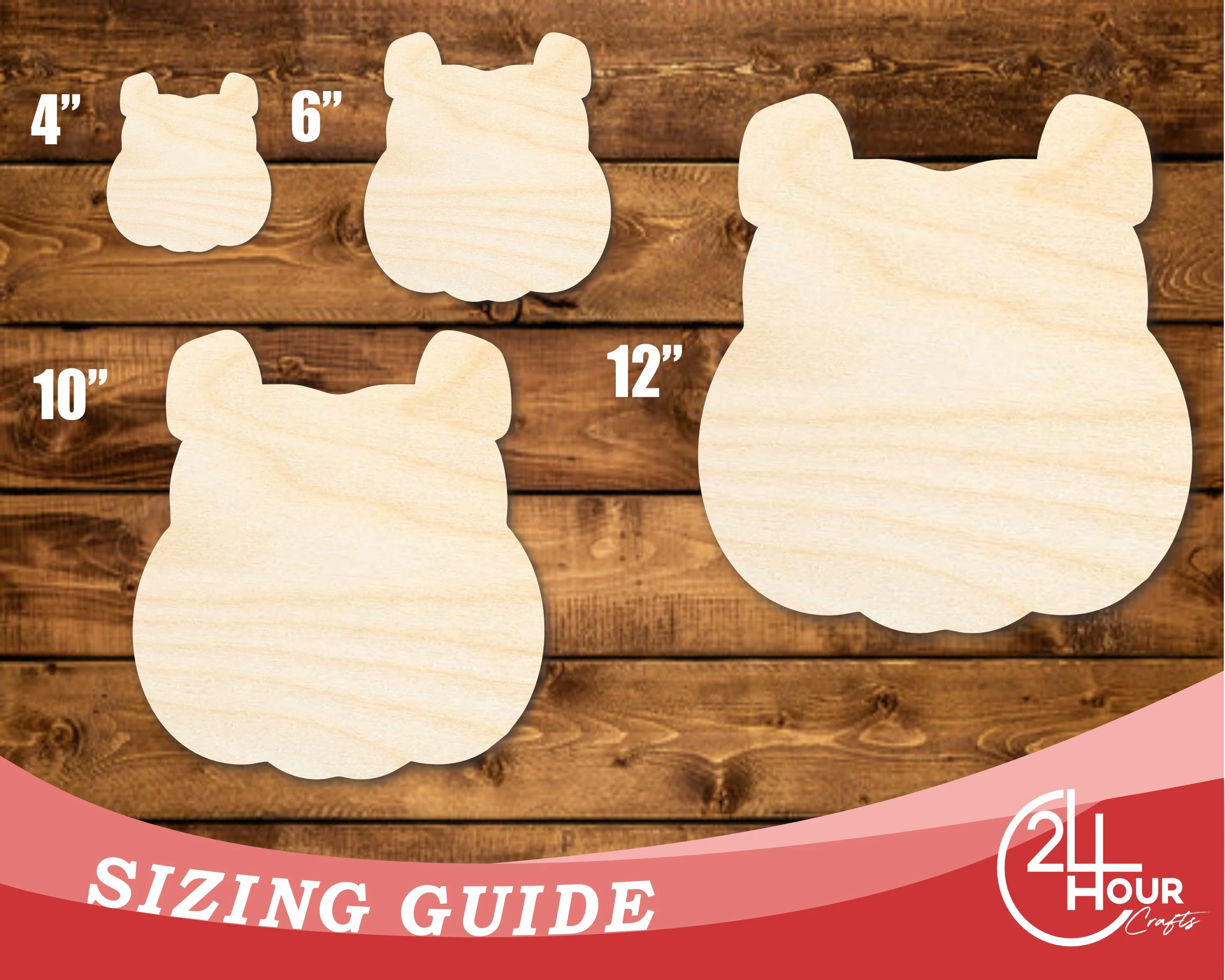 Unfinished Wood Bulldog Mascot Shape | DIY Craft Cutout | up to 46" DIY - Image 3