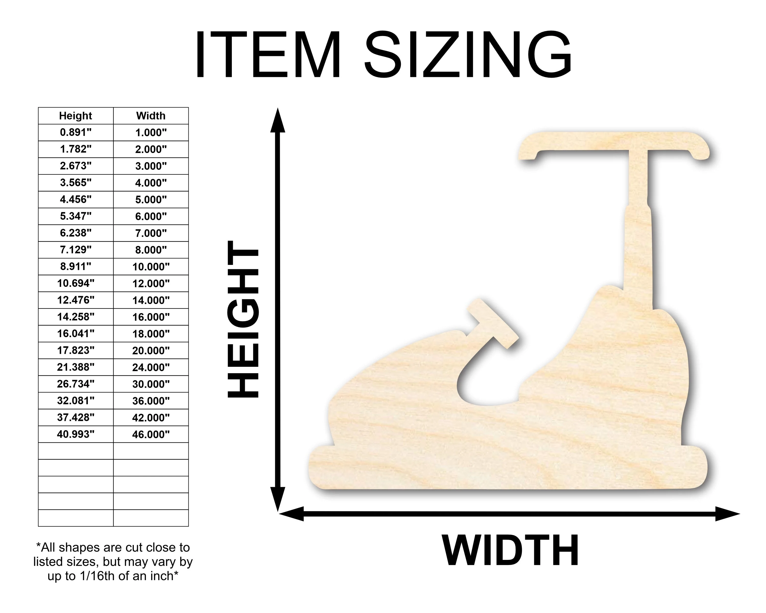Unfinished Wood Bumper Car Shape | Amusement Park Ride Silhouette | Craft Cutout | up to 46" DIY - Image 2