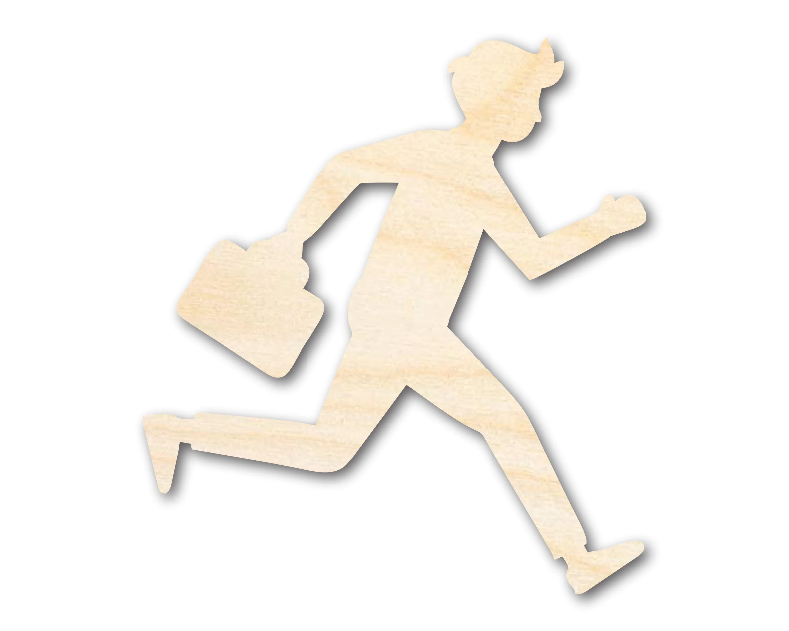 Unfinished Wood Business Man Shape | DIY Craft Cutout | up to 46" DIY