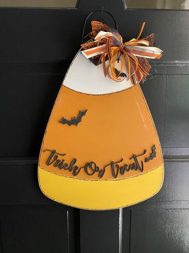 Unfinished Wood Candy Corn Shape - Halloween - Craft - up to 46" DIY - Image 6