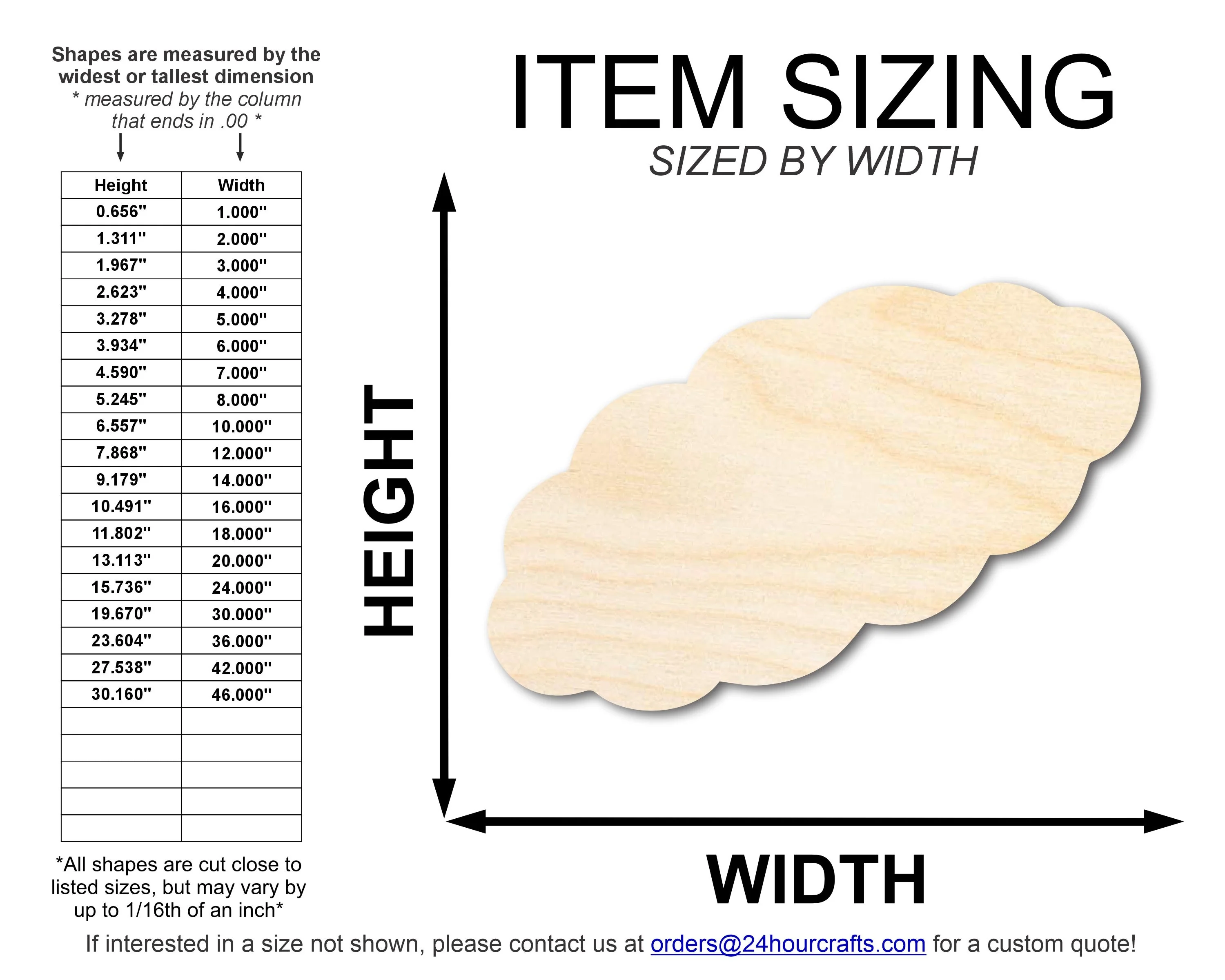 Unfinished Wood Challah Bread Shape | DIY Craft Cutout | up to 46" DIY - Image 2