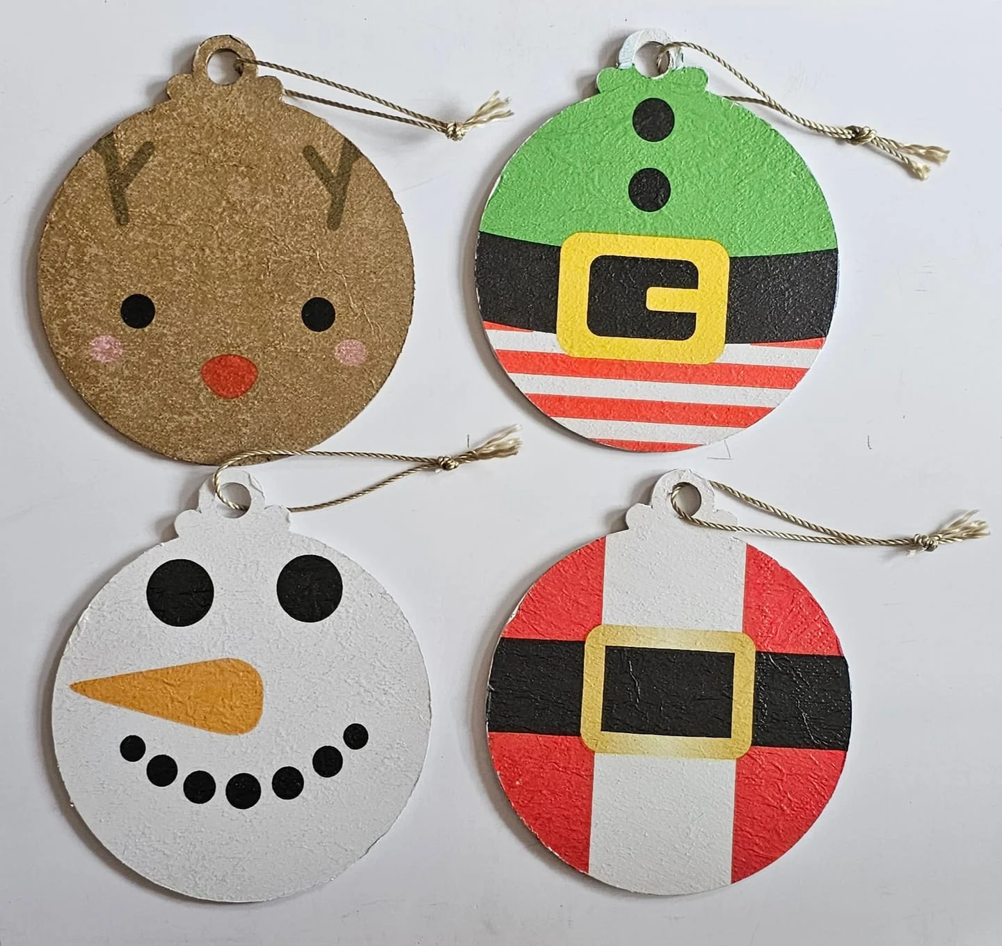 Unfinished Wood Christmas Ornament Shape - Craft - up to 46" DIY - Image 6