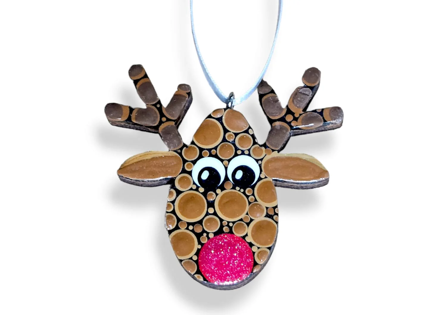 Unfinished Wood Christmas Reindeer Ornament Silhouette - Craft- up to 46" DIY - Image 5