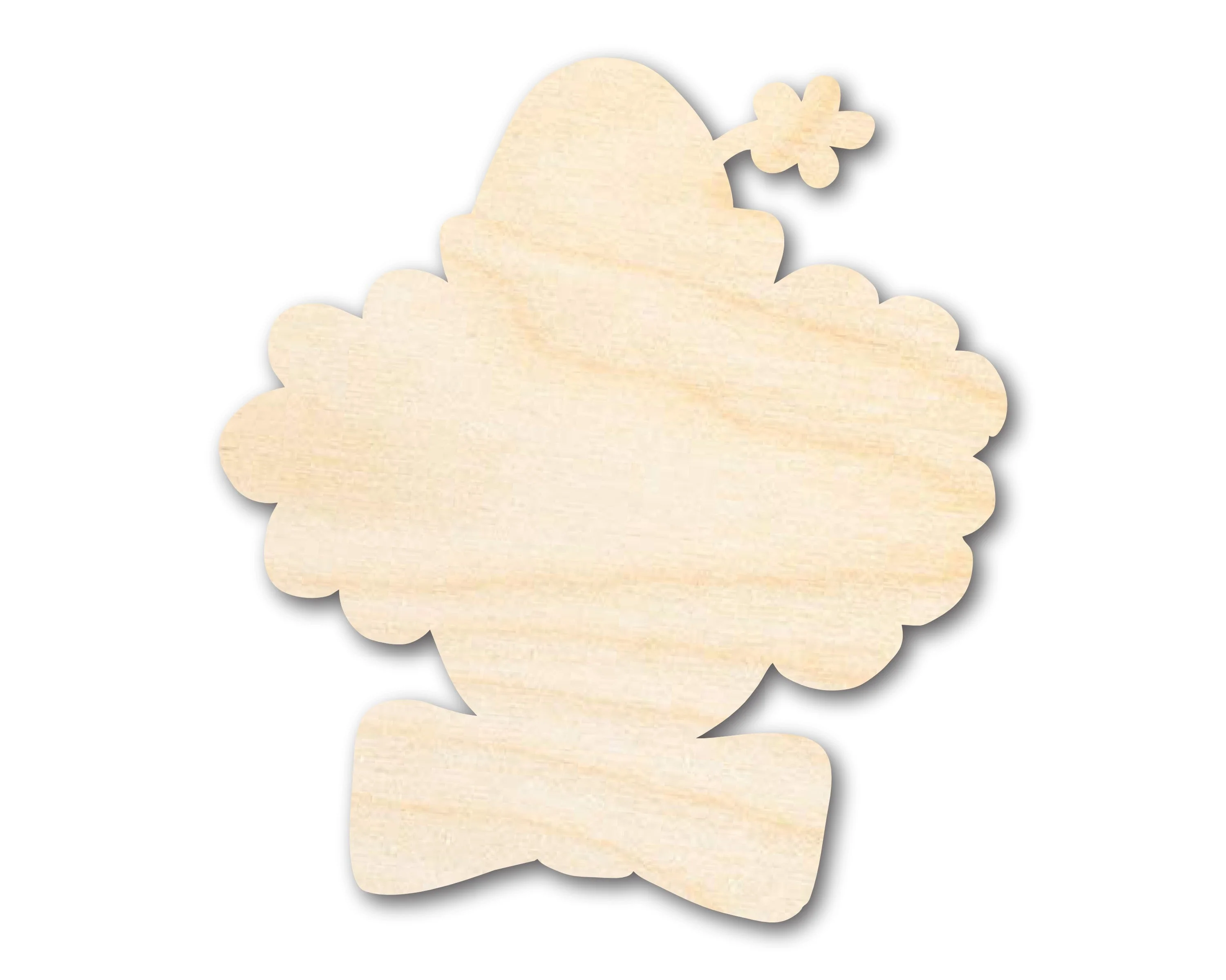 Unfinished Wood Clown Head Shape | DIY Craft Cutout | up to 46" DIY