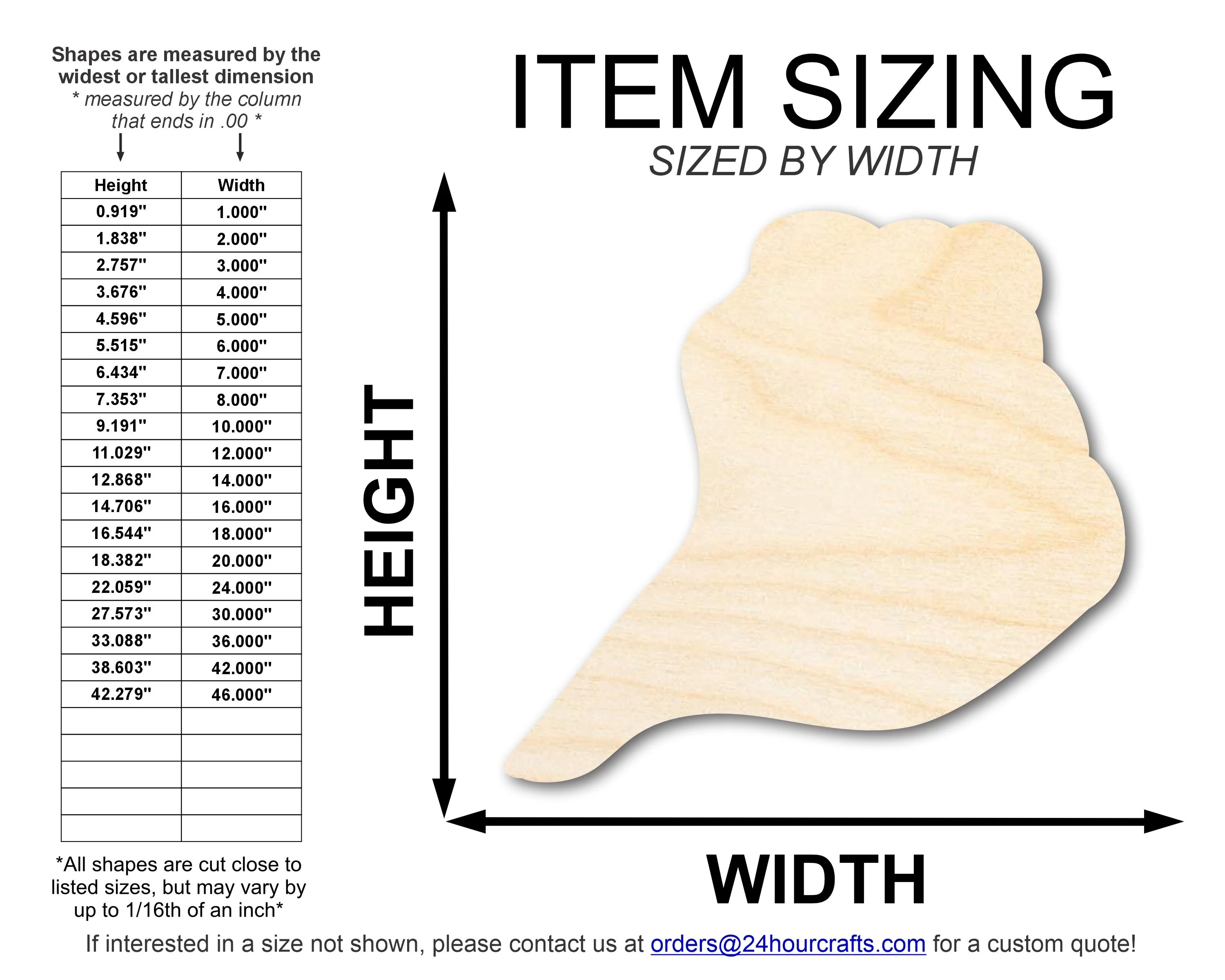 Unfinished Wood Conch Sea Shell Shape | DIY Craft Cutout | up to 46" DIY - Image 2