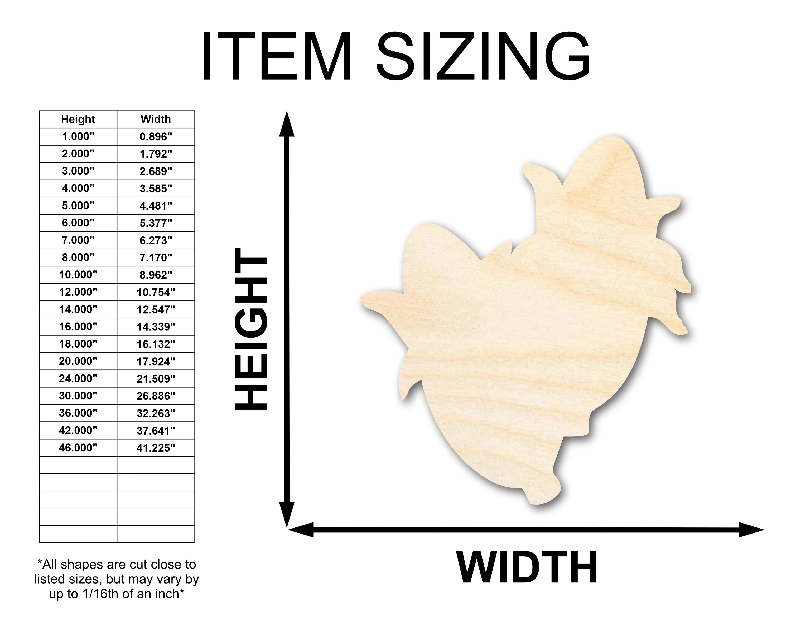 Unfinished Wood Corn Maize Shape | Craft Cutout | up to 46" DIY - Image 2