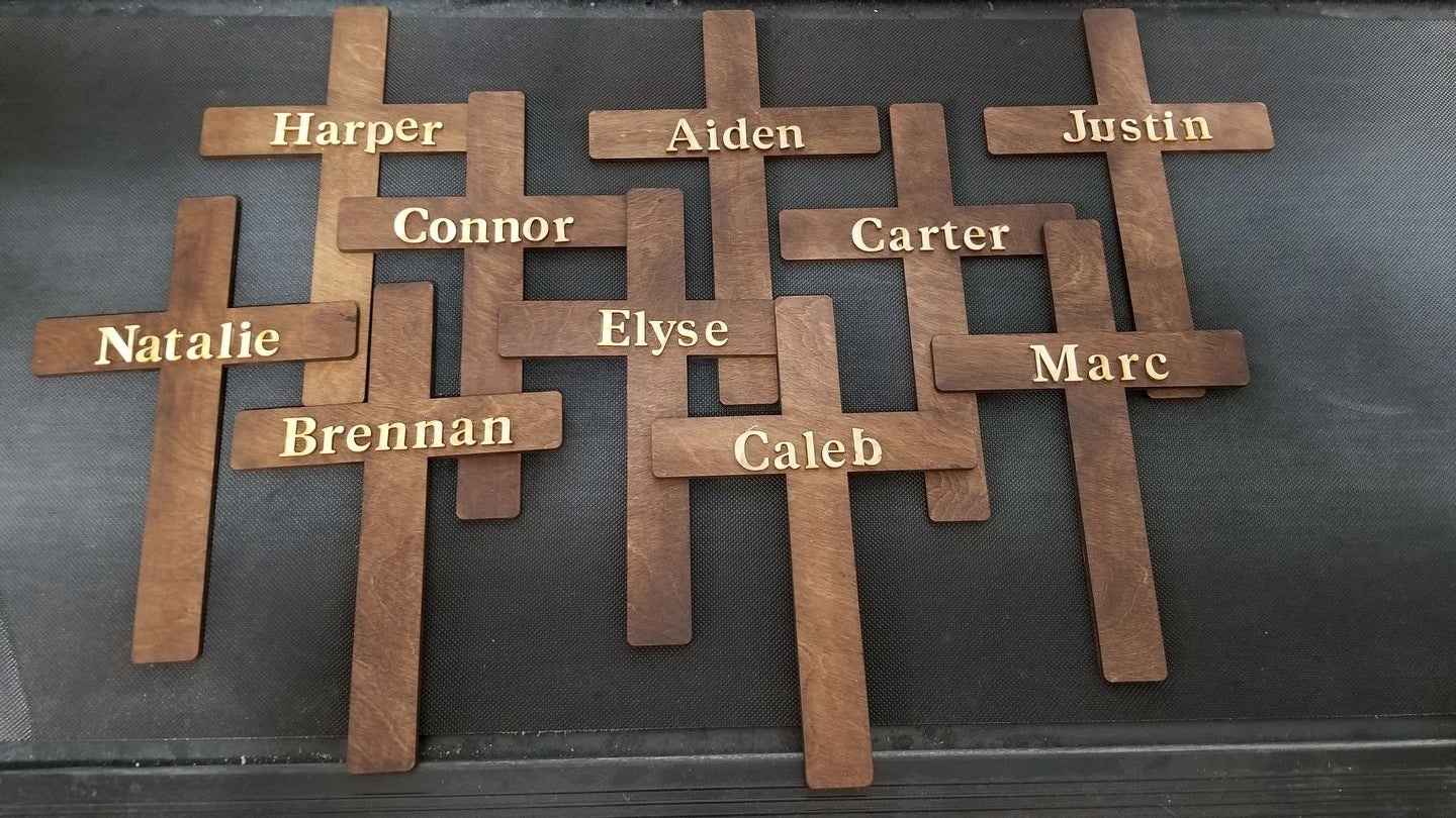 Unfinished Wood Cross Shape - Easter - Christian - Craft - up to 46" DIY - Image 4