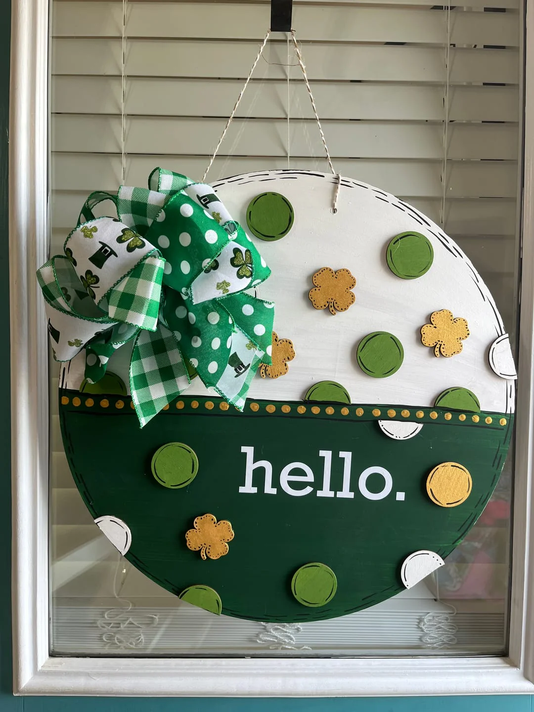 Unfinished Wood Cute Four Leaf Clover Shape - Craft - up to 46" DIY - Image 4