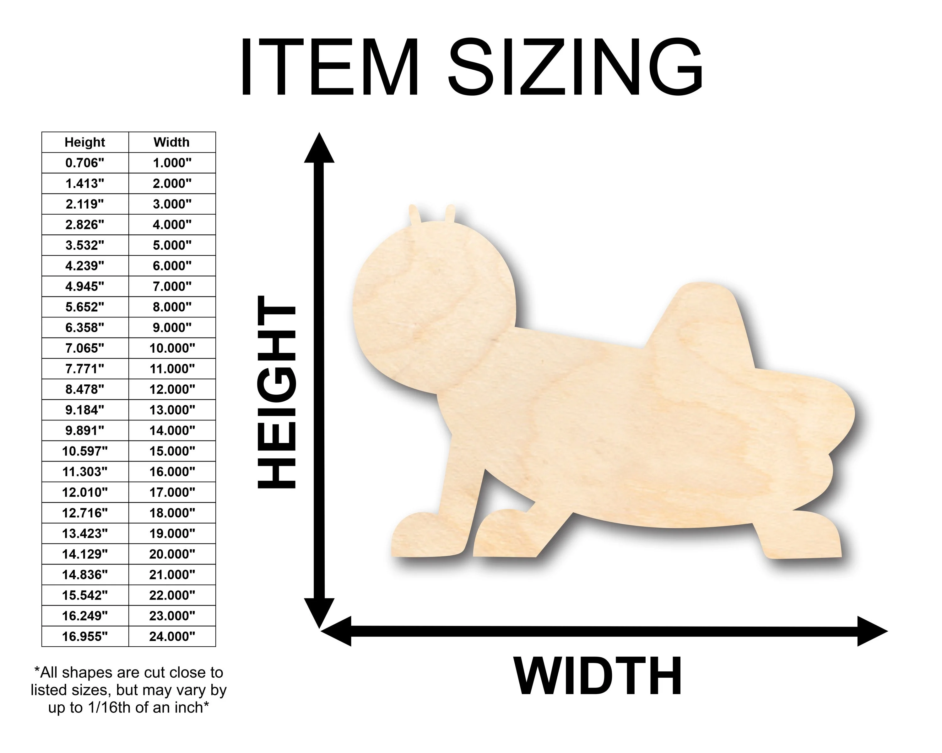 Unfinished Wood Cute Grasshopper Shape - Craft - up to 46" DIY - Image 2