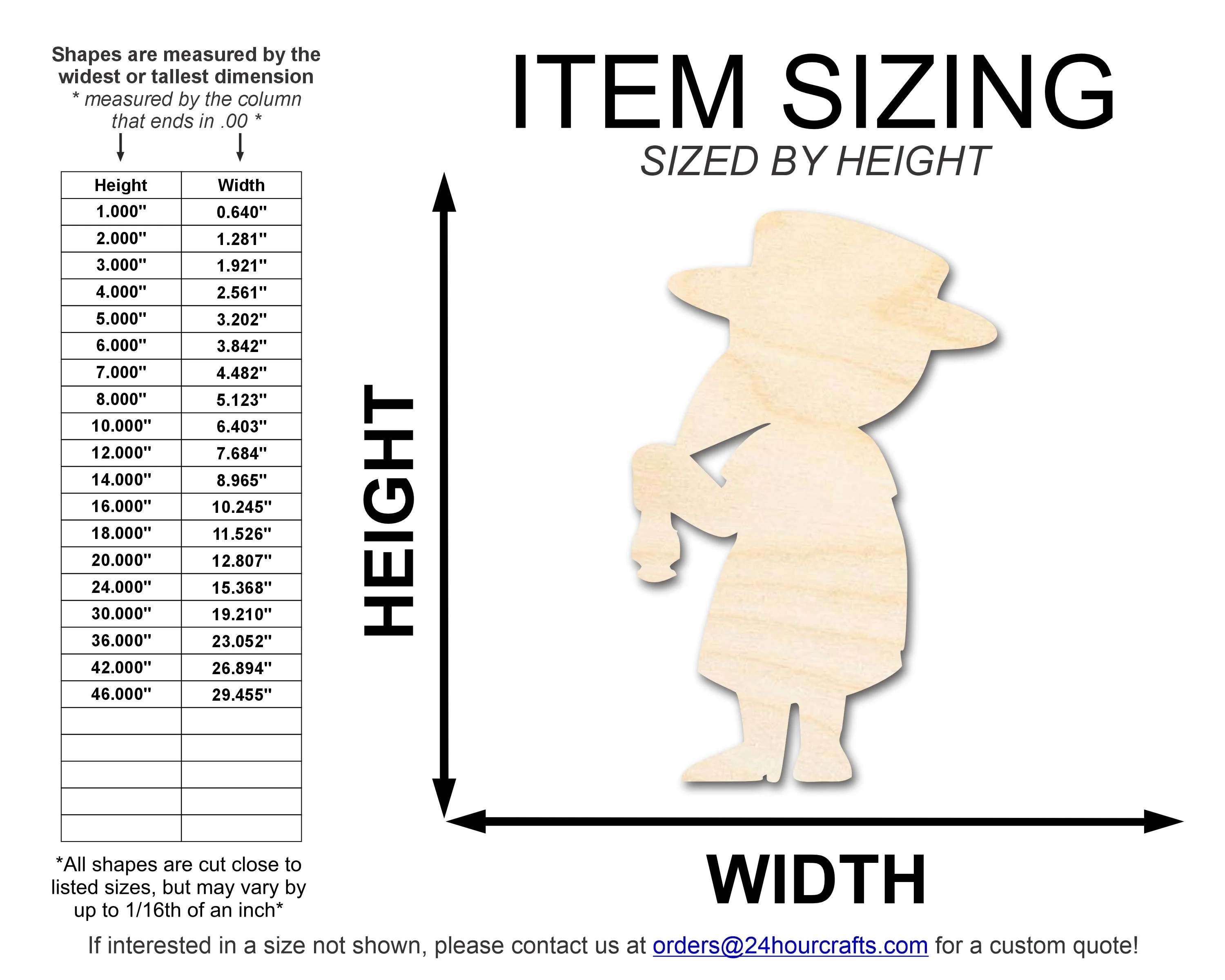 Unfinished Wood Cute Plague Doctor With Lantern Shape | DIY Craft Cutout | up to 46" DIY - Image 2