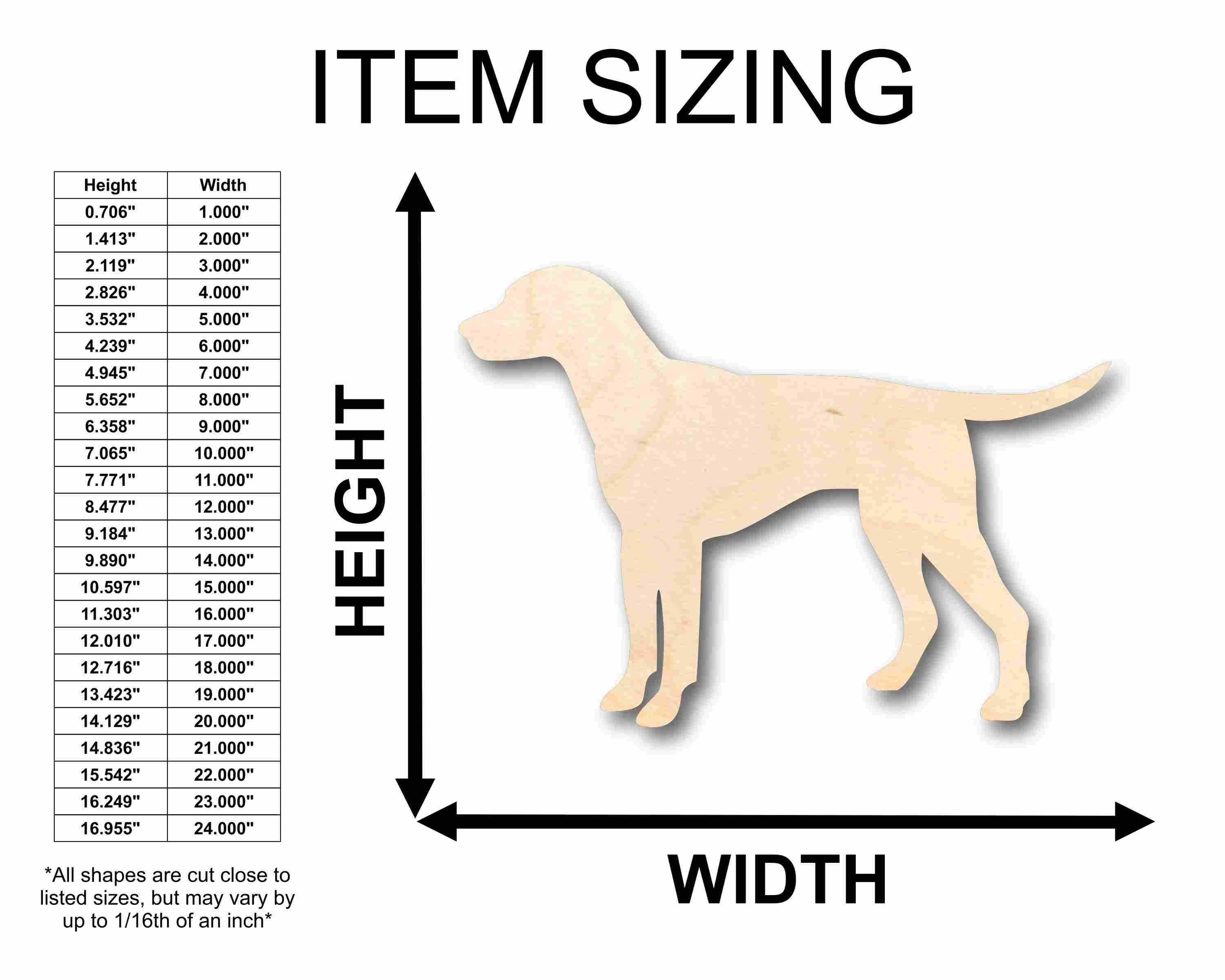 Unfinished Wood Dalmatian Dog Silhouette - Craft- up to 46" DIY - Image 2