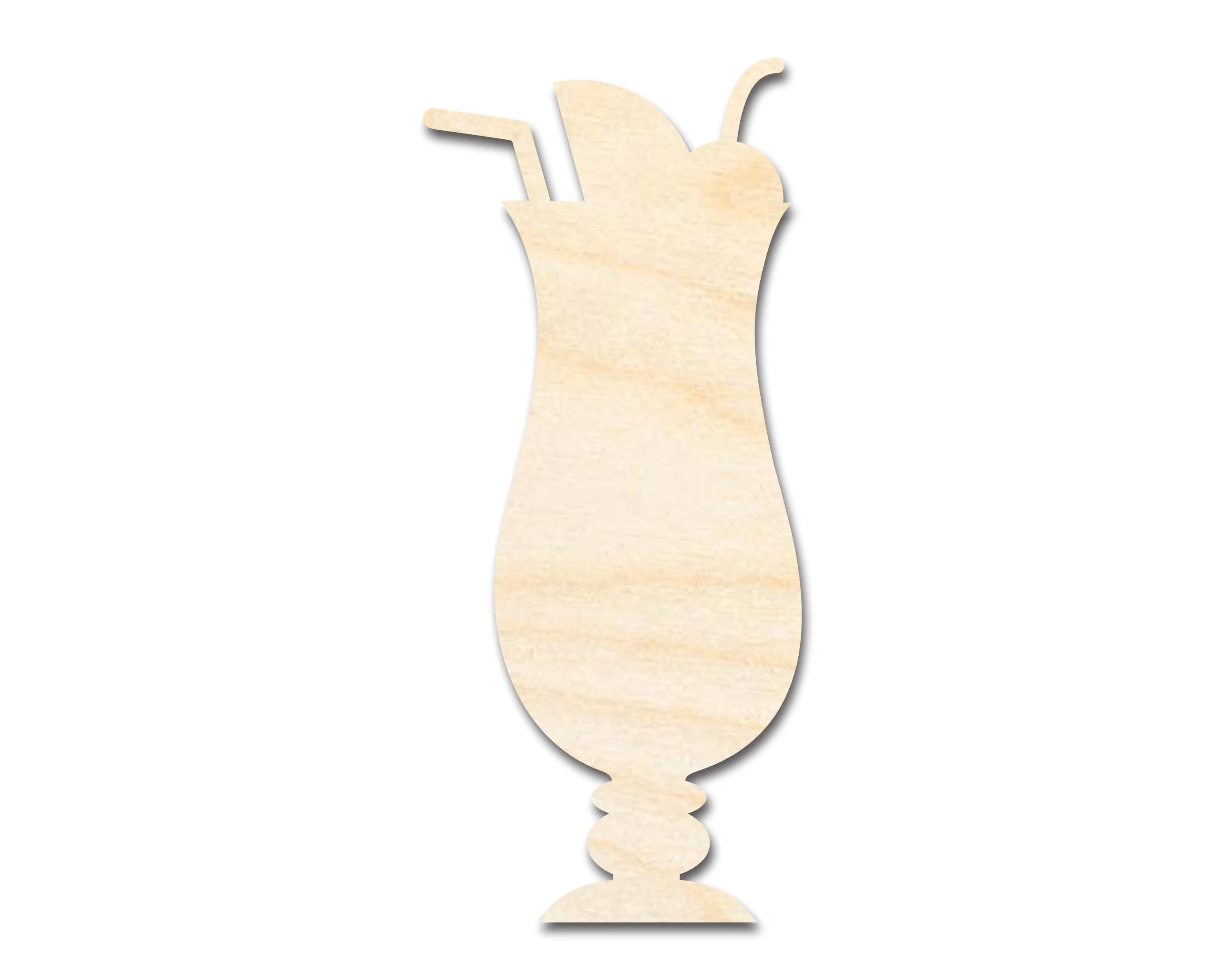 Unfinished Wood Daquari Shape | DIY Craft Cutout | up to 46" DIY