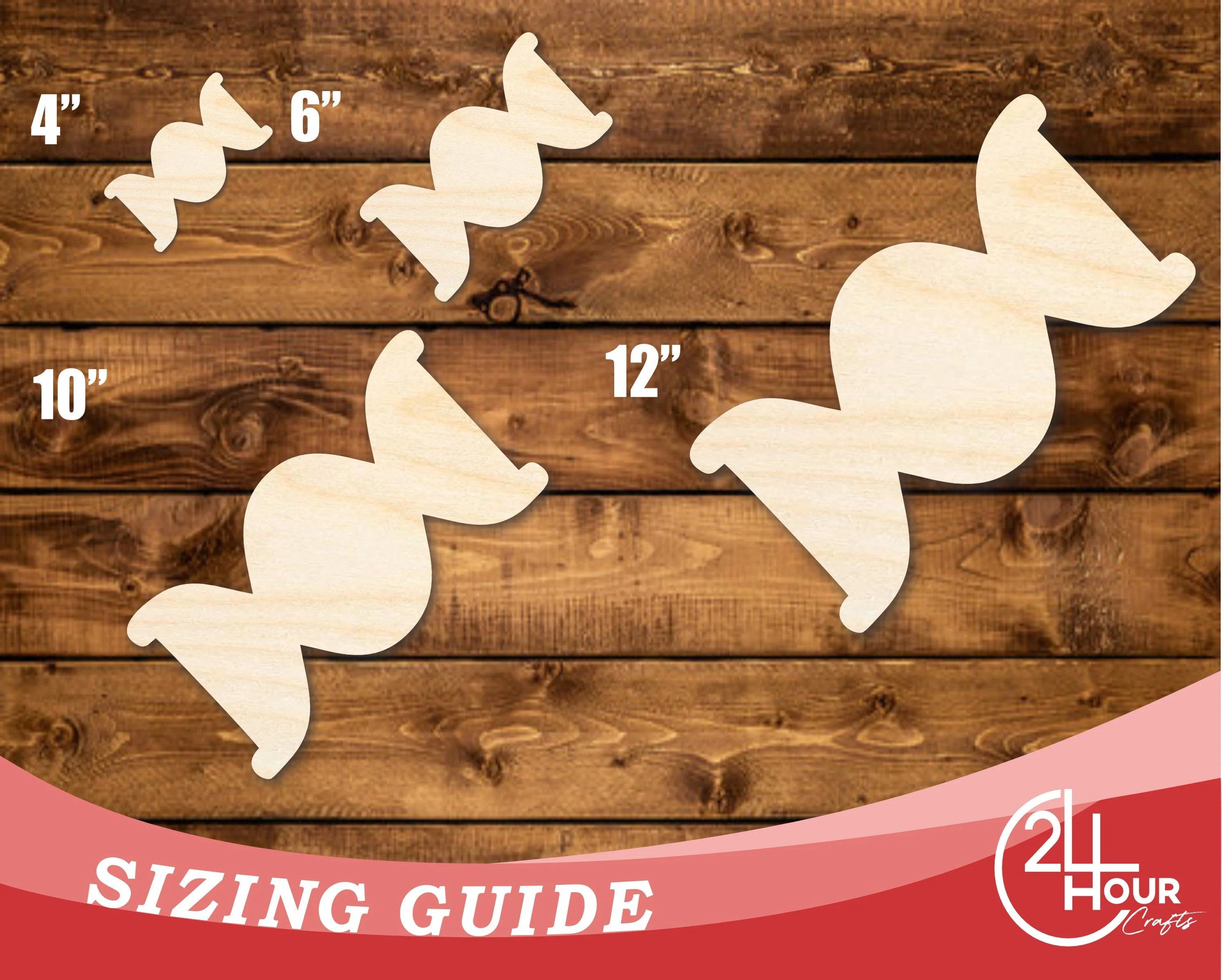Unfinished Wood DNA Shape | DIY Craft Cutout | up to 46" DIY - Image 3