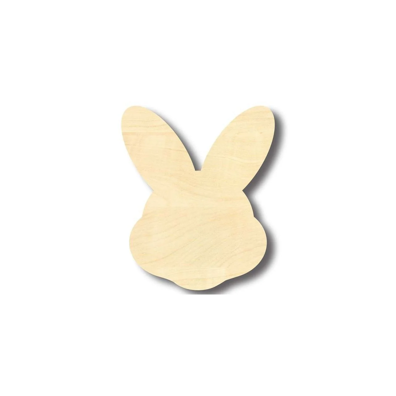 Unfinished Wood Easter Bunny Head Shape - Craft - up to 46" DIY
