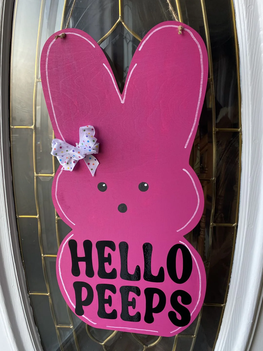 Unfinished Wood Easter Bunny Marshmallow Cutout - Craft- up to 46" DIY - Image 4