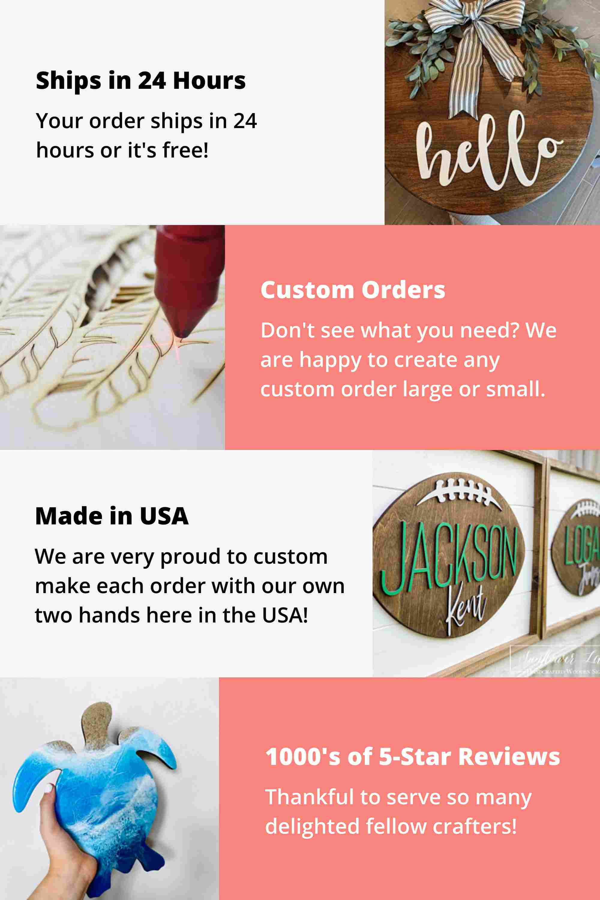 Unfinished Wood Easter Bunny Shape - Craft - up to 46" DIY - Image 3