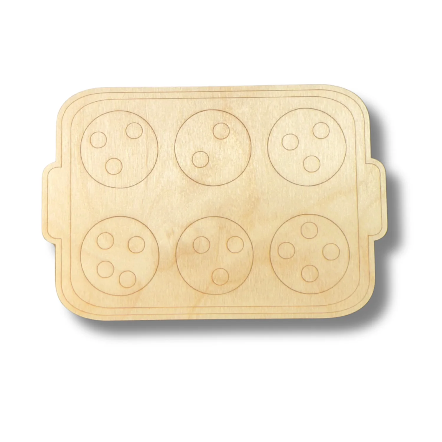Unfinished Wood Etched Baking Cookies Shape | Paint By Line Crafts | up to 30" DIY - Image 2