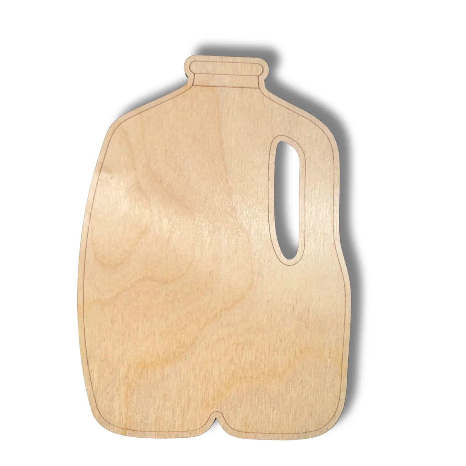 Unfinished Wood Etched Gallon Jug Shape | Paint By Line Crafts | up to 30" DIY - Image 2