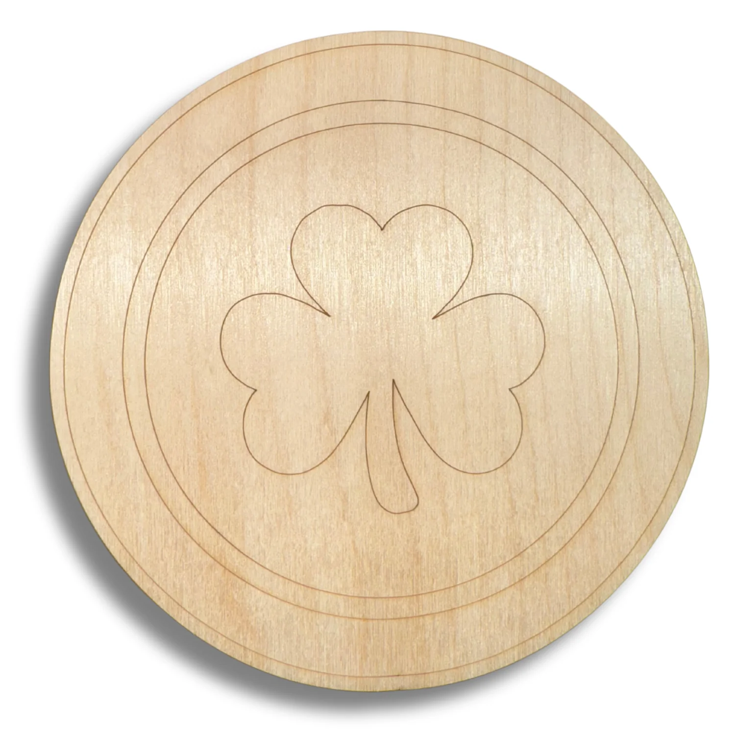 Unfinished Wood Etched Gold Coin Shape | Paint By Line Crafts | up to 30" DIY - Image 2