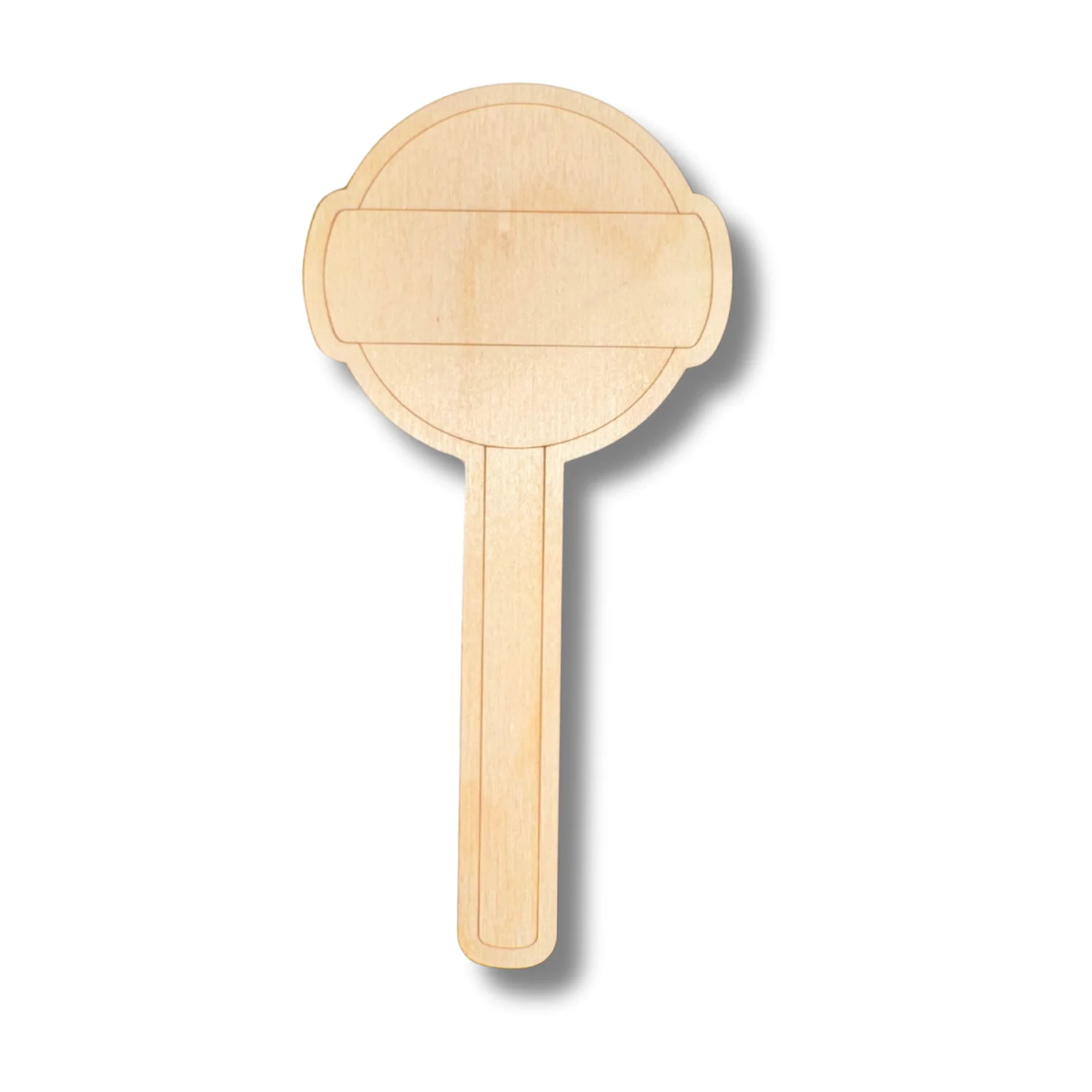 Unfinished Wood Etched Lollipop Shape | Paint By Line Crafts | up to 30" DIY - Image 2