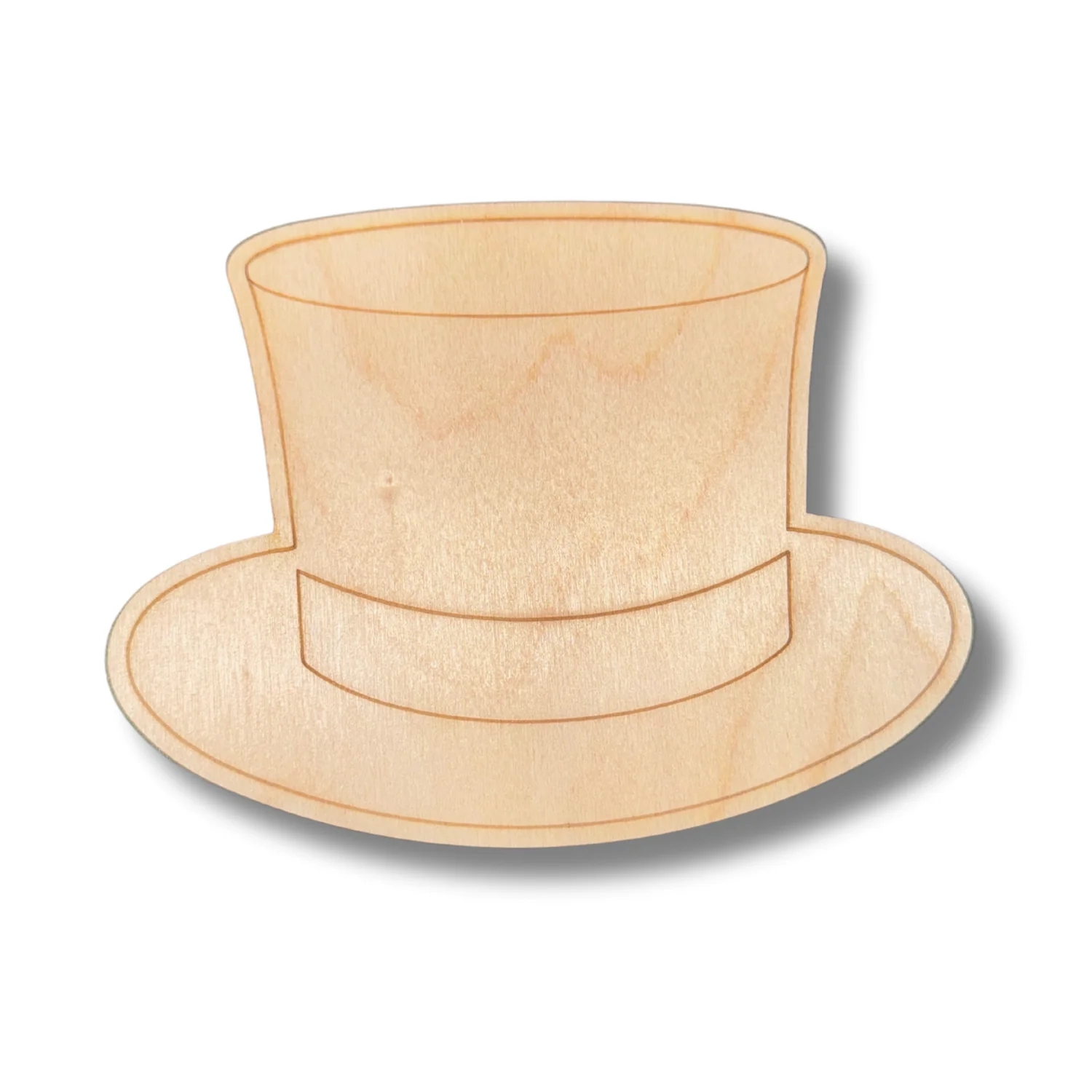 Unfinished Wood Etched New Year Hat Shape | Paint By Line Crafts | up to 30" DIY - Image 2