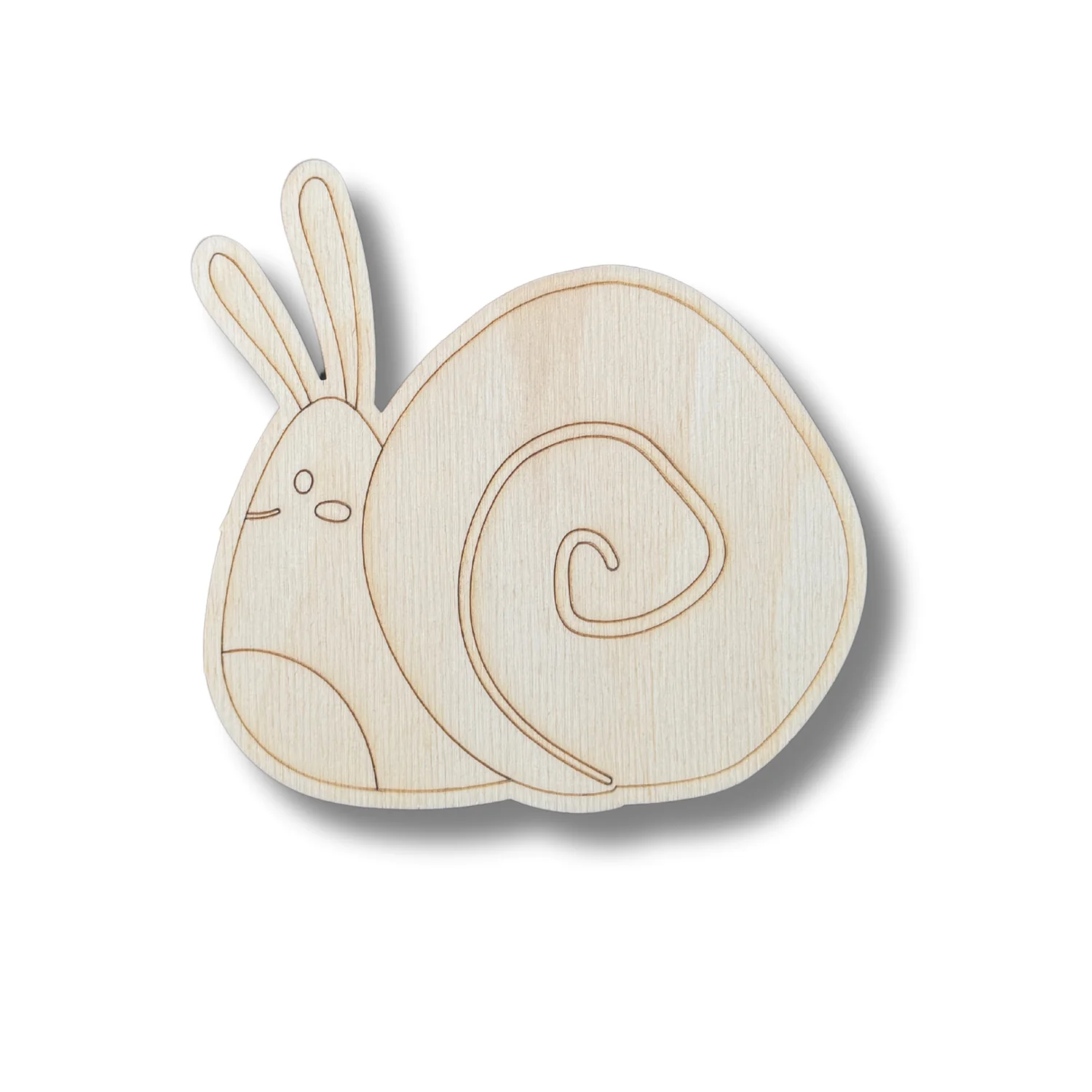 Unfinished Wood Etched Snail Shape | Paint By Line Crafts | up to 30" DIY - Image 2