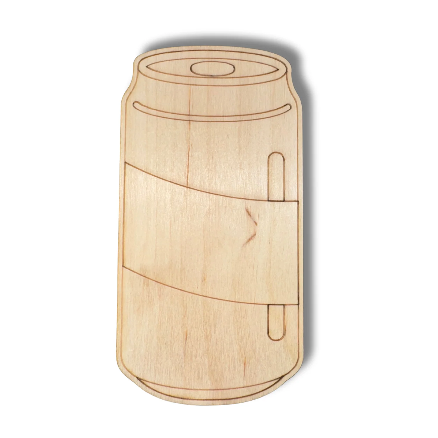 Unfinished Wood Etched Soda Can Shape | Paint By Line Crafts | up to 30" DIY - Image 2