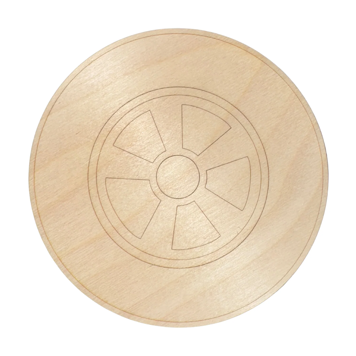Unfinished Wood Etched Tire Shape | Paint By Line Crafts | up to 30" DIY - Image 2