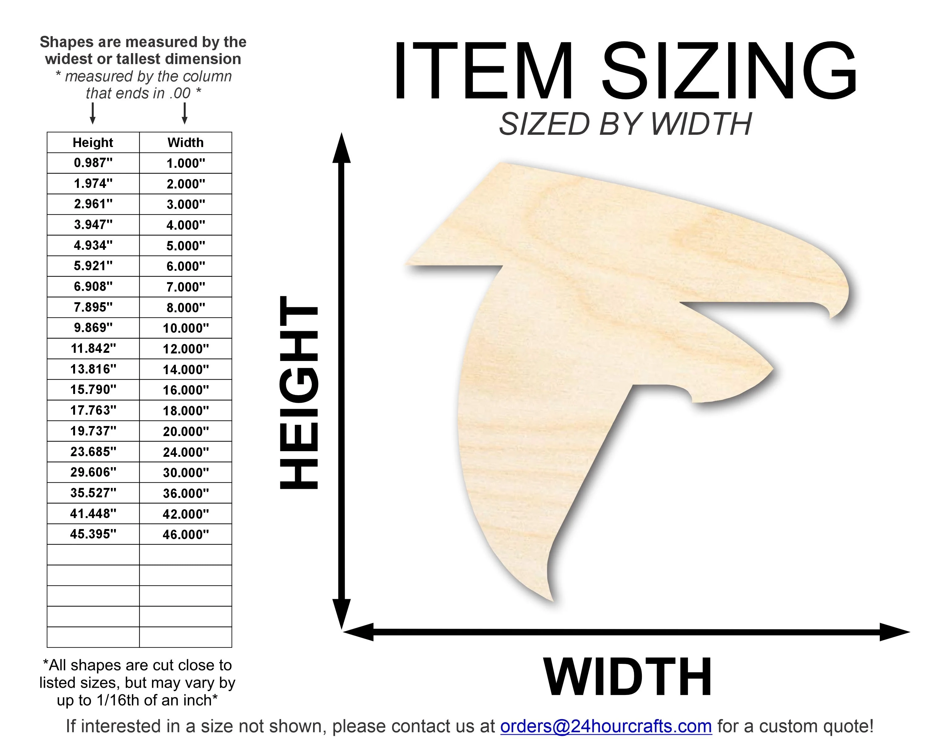 Unfinished Wood Falcon Mascot Shape | DIY Craft Cutout | up to 46" DIY - Image 2