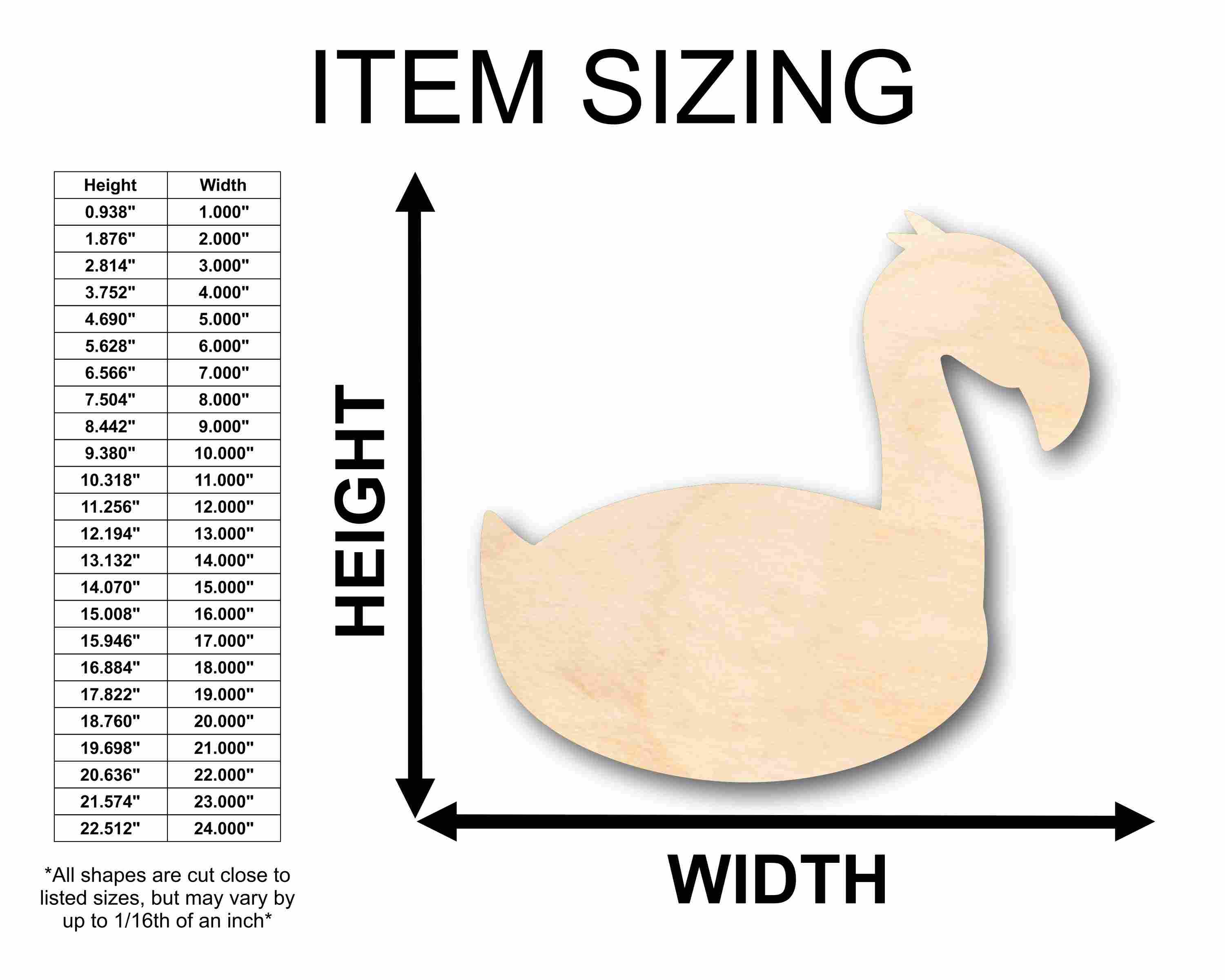 Unfinished Wood Flamingo Silhouette - Craft- up to 46" DIY - Image 2