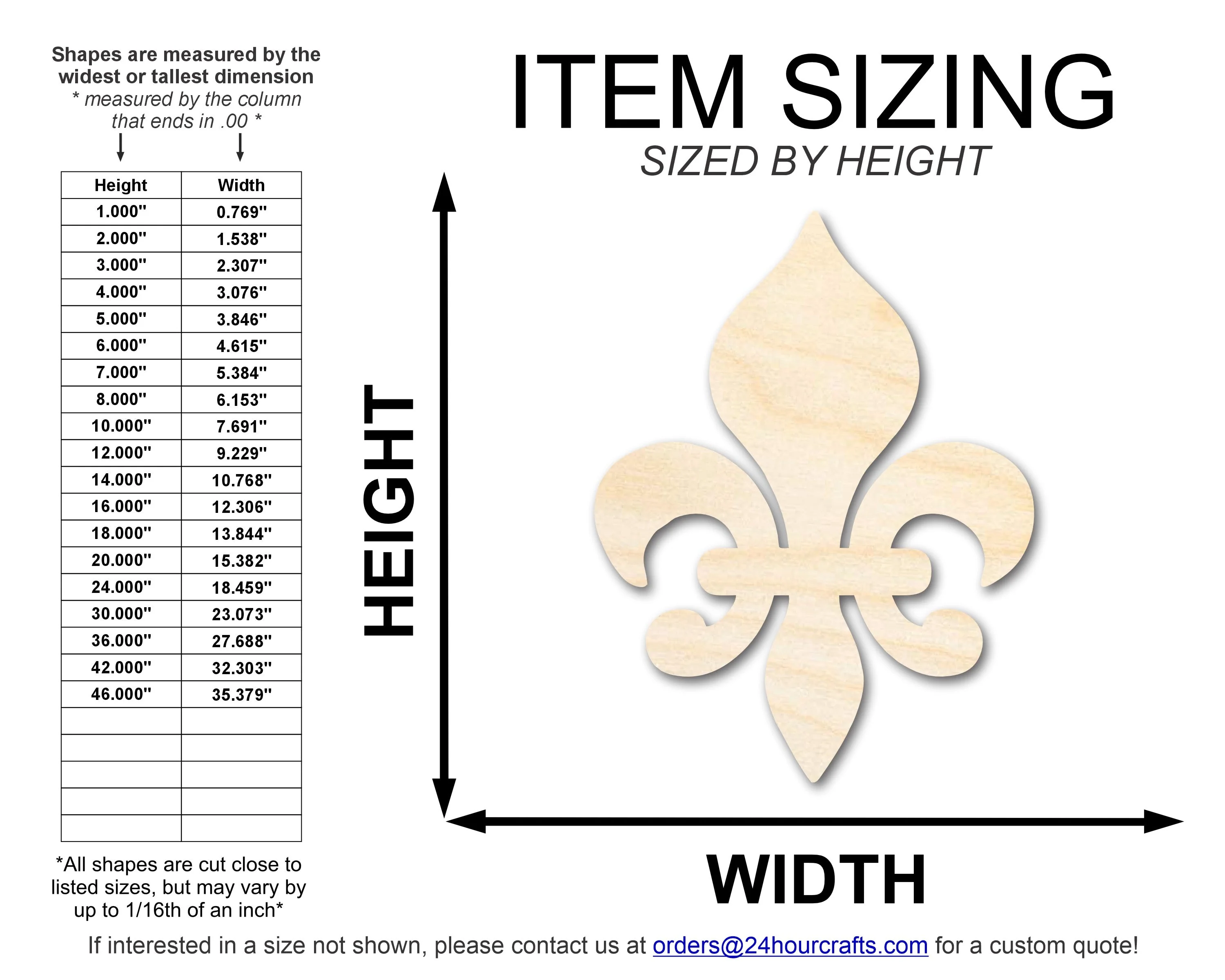 Unfinished Wood Fleur-di-Lis Silhouette | Mardi Gras | DIY Craft Cutout | up to 46" DIY - Image 2