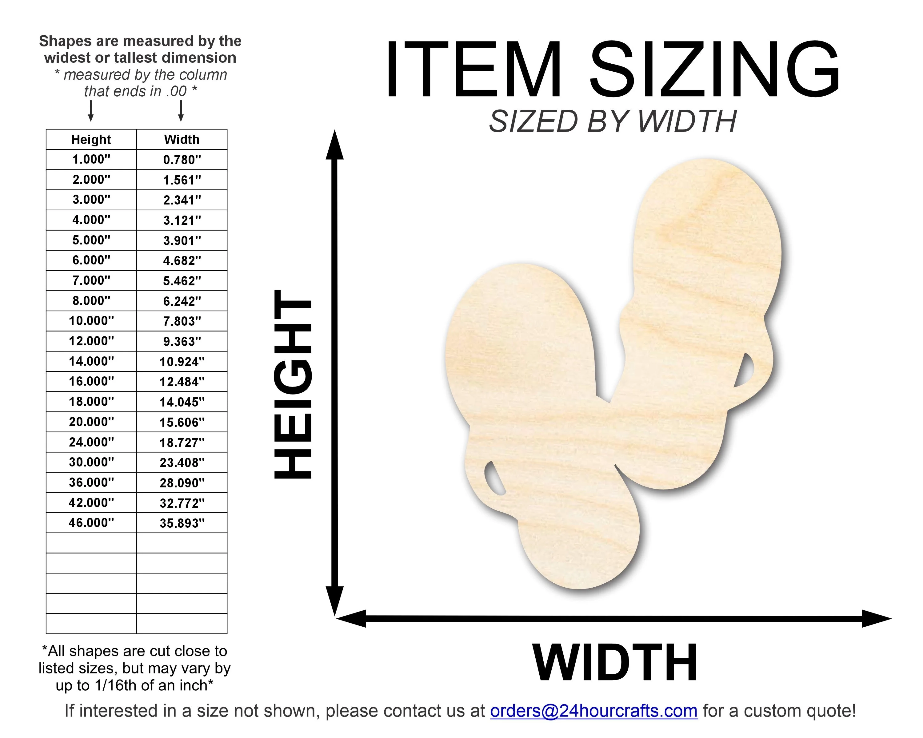 Unfinished Wood Flip Flops Silhouette | DIY Summer Beach Craft Cutout | up to 46" DIY - Image 2