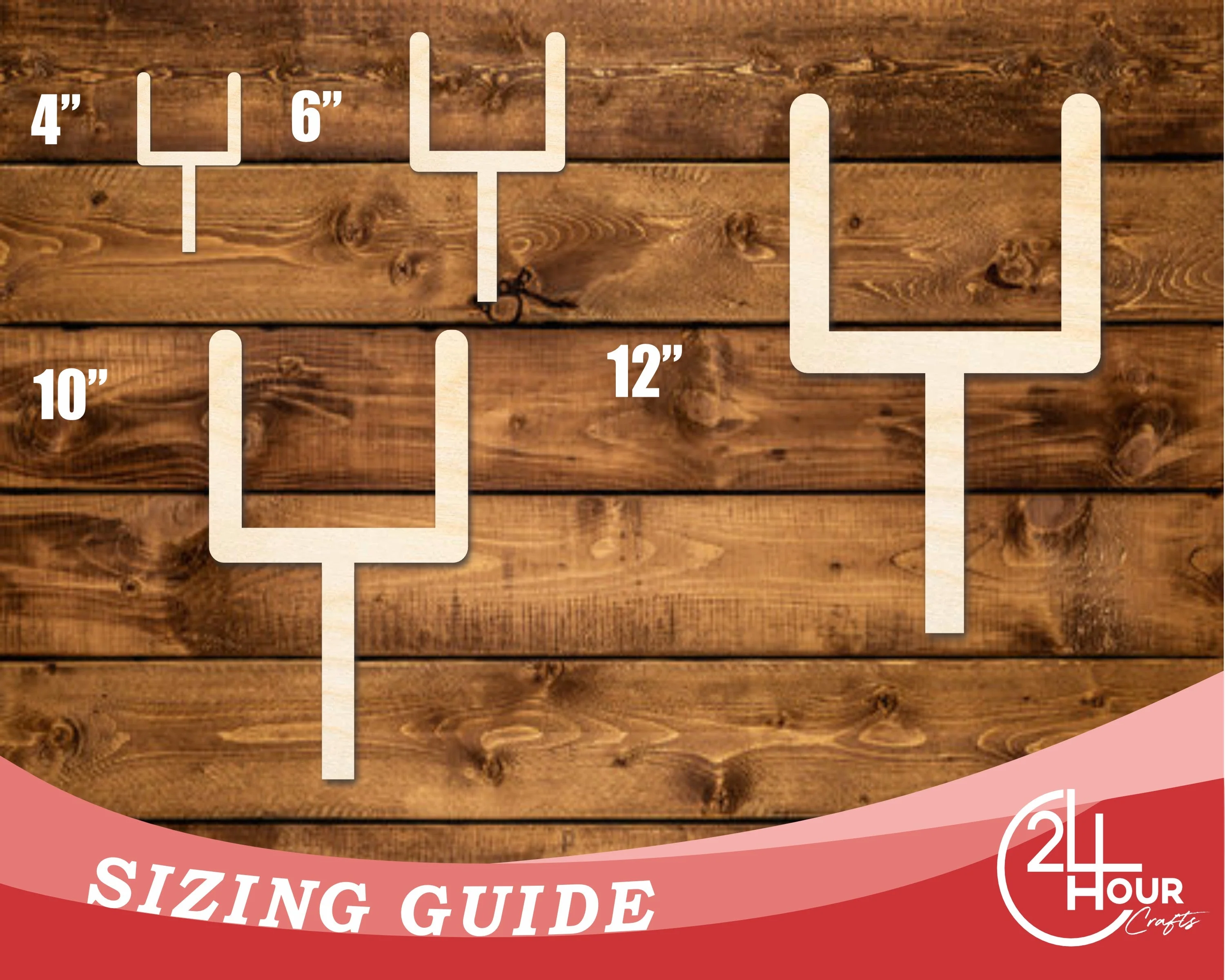 Unfinished Wood Football Field Goal Shape | DIY Craft Cutout | up to 46" DIY - Image 3