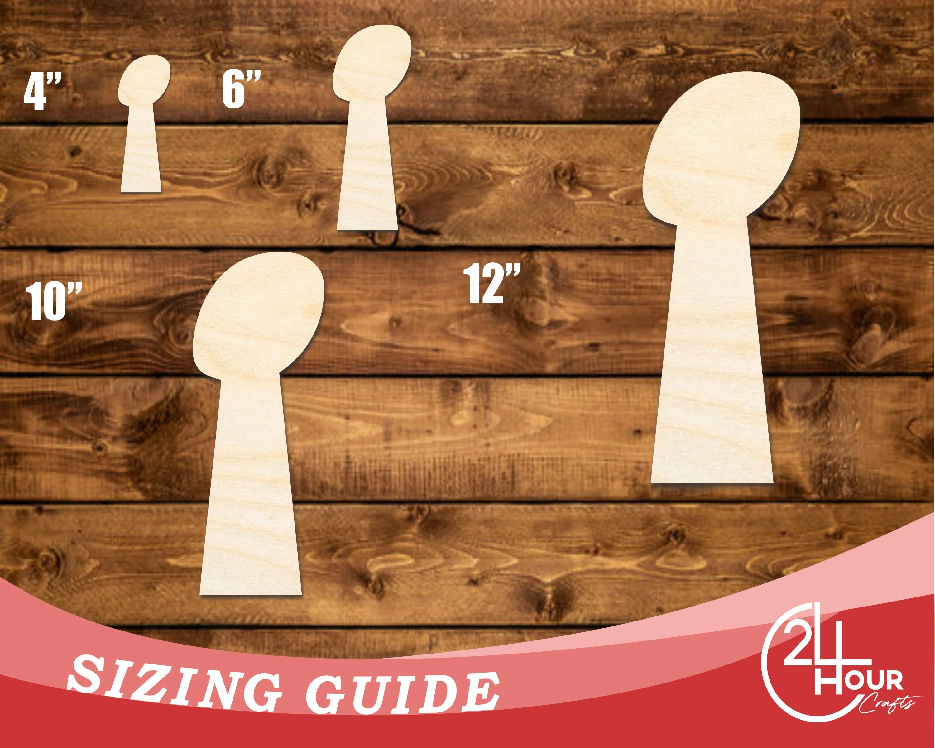 Unfinished Wood Football Trophy Shape | DIY Craft Cutout | up to 46" DIY - Image 3