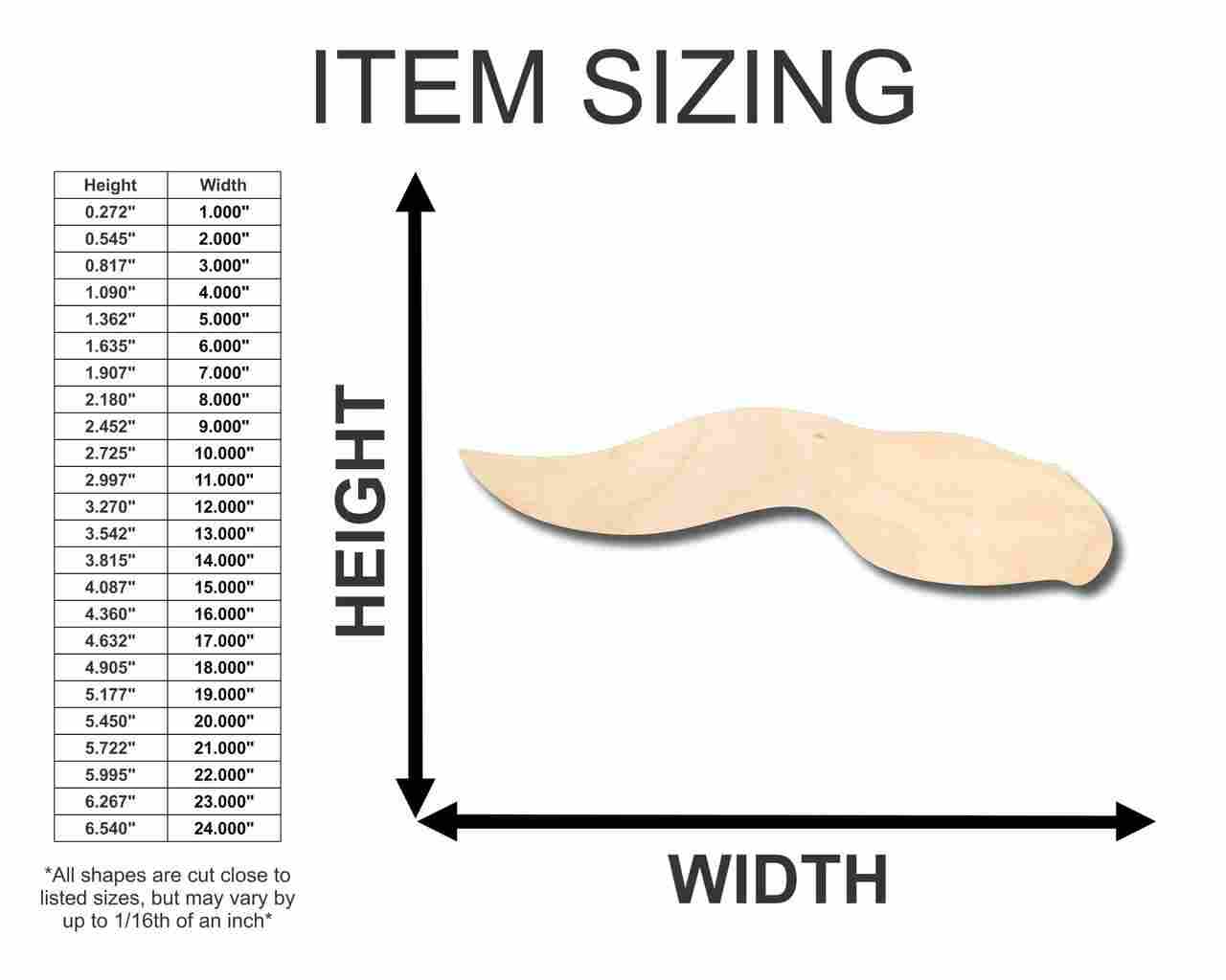 Unfinished Wood Frog Tadpole Shape - Animal - Craft - up to 46" DIY - Image 2