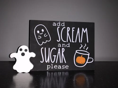 Unfinished Wood Ghost Shape - Halloween - Craft - up to 46" DIY - Image 4