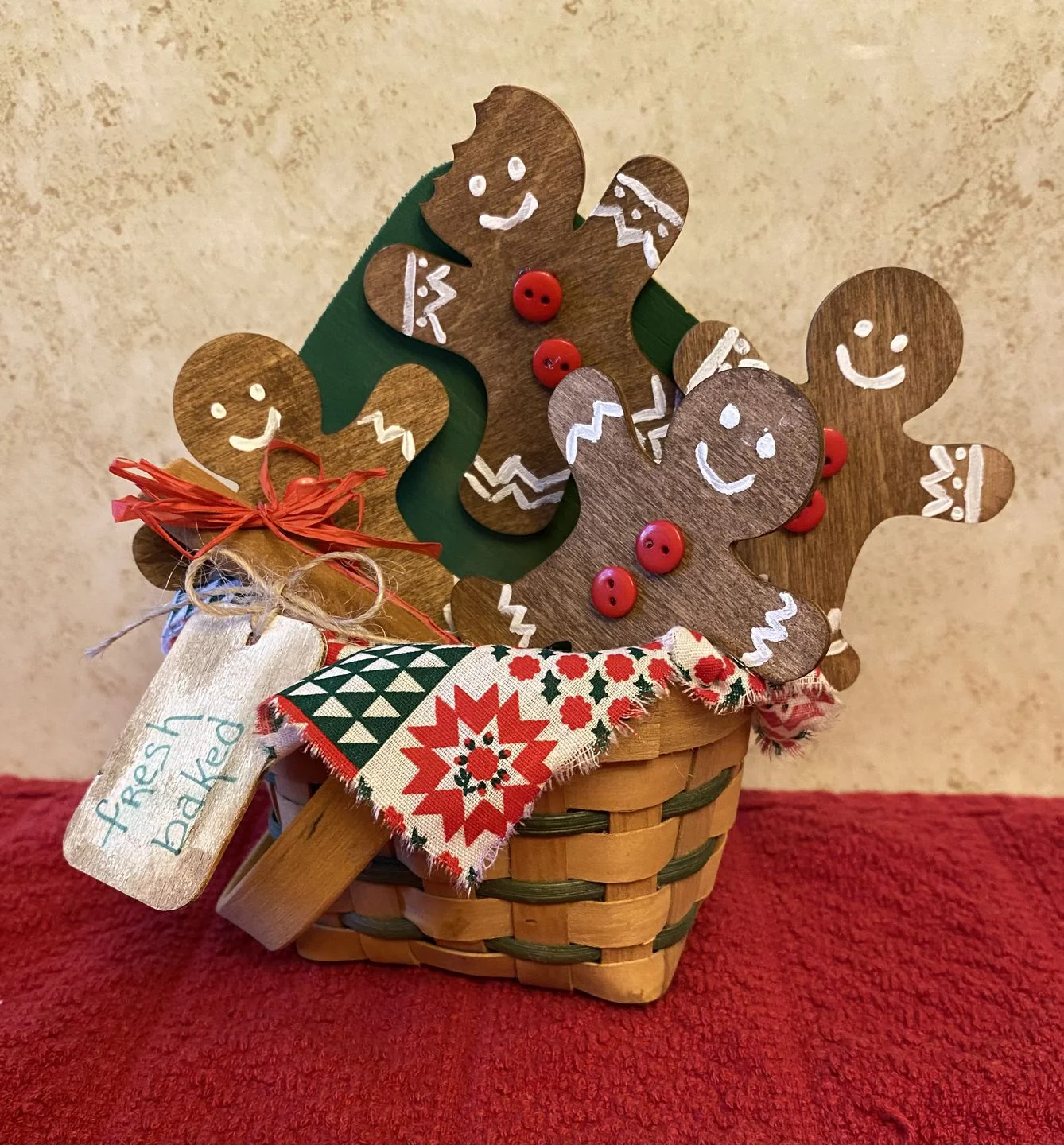 Unfinished Wood Gingerbread Man Shape - Candy - Holiday - Craft - up to 46" DIY - Image 5