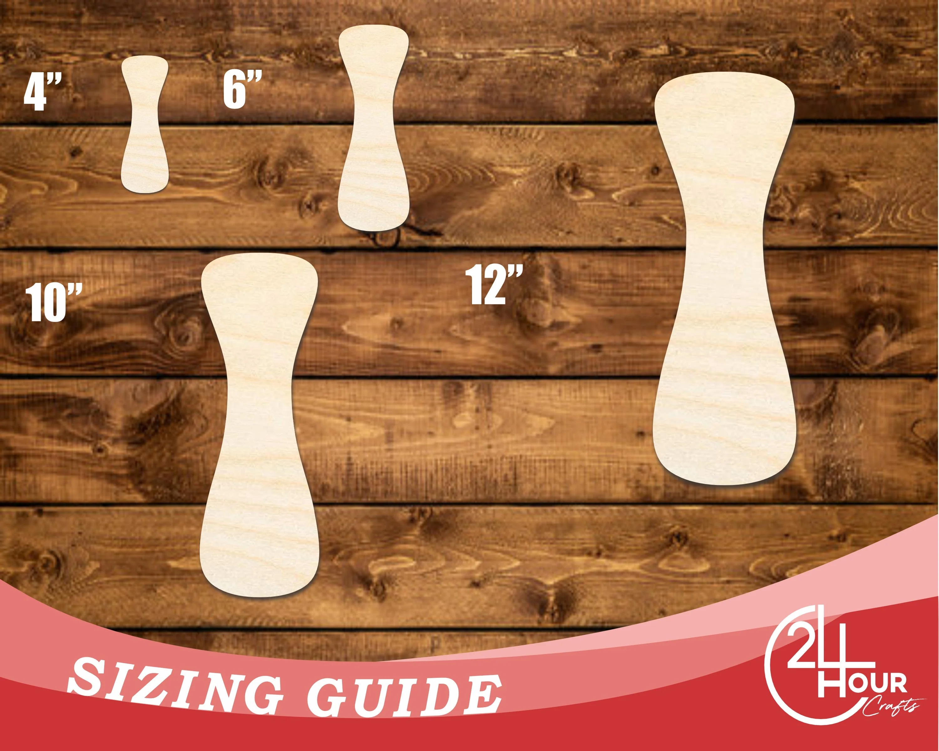 Unfinished Wood Groovy I Font Shape | DIY Craft Cutout | up to 46" DIY - Image 3