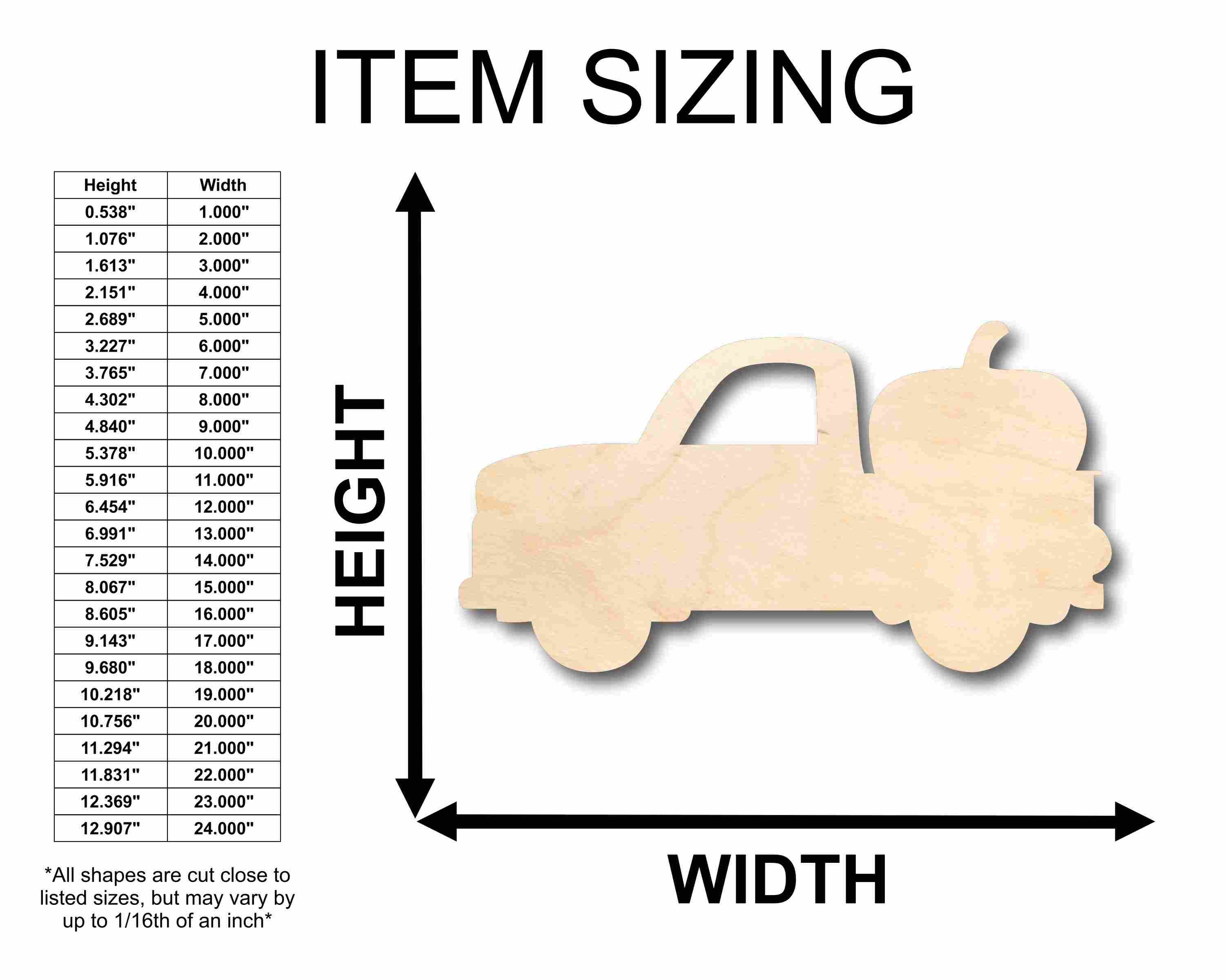 Unfinished Wood Halloween Tree Car Truck Silhouette - Craft- up to 46" DIY - Image 2